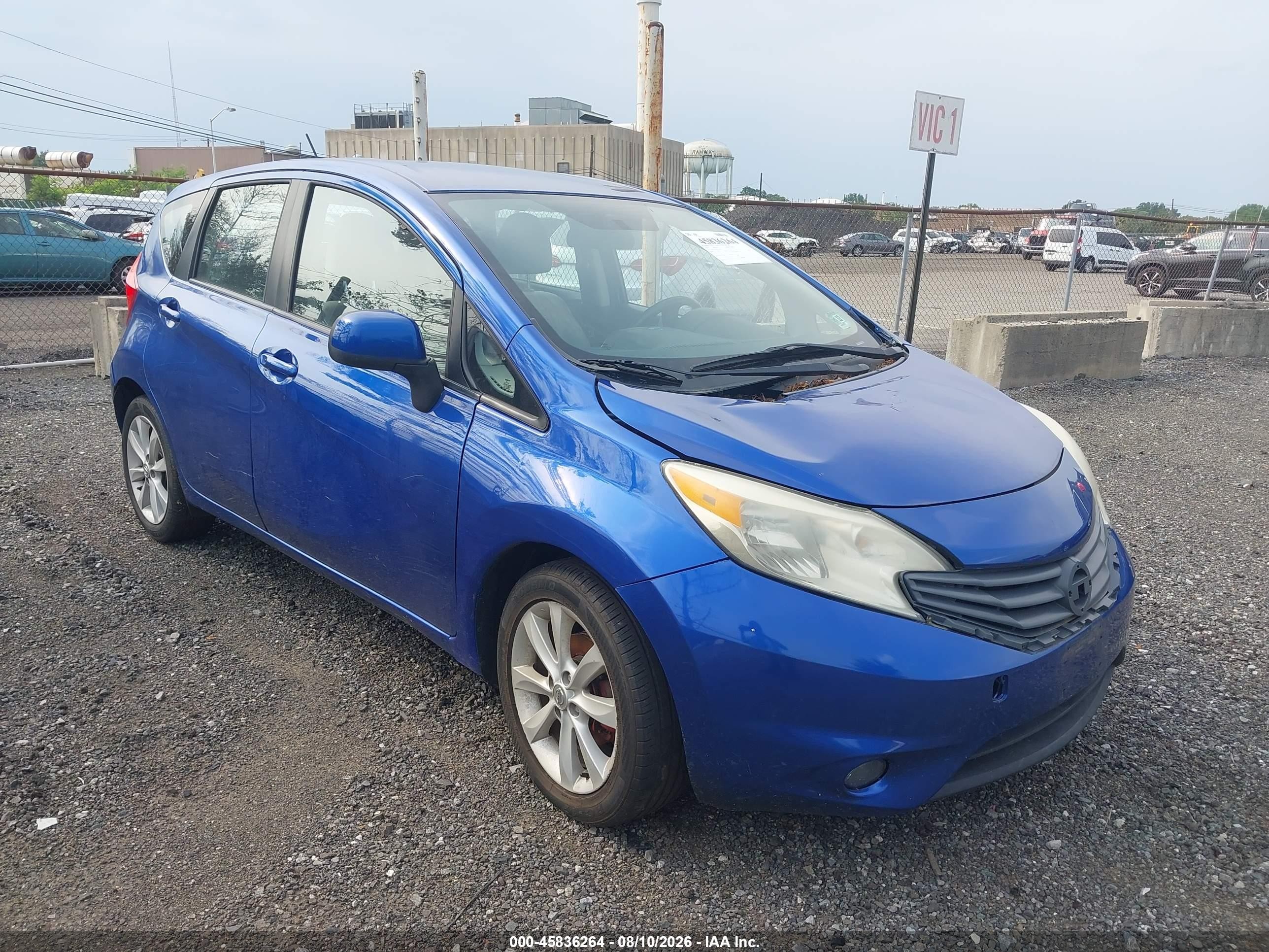 2014 Nissan Versa Note Sv Blue vin: 3N1CE2CPXEL374079