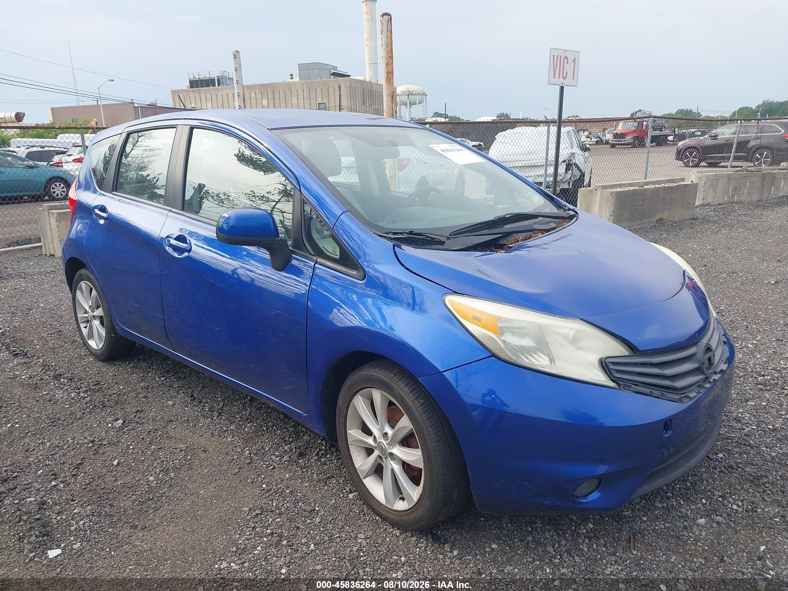 2014 Nissan Versa Note Sv Blue vin: 3N1CE2CPXEL374079