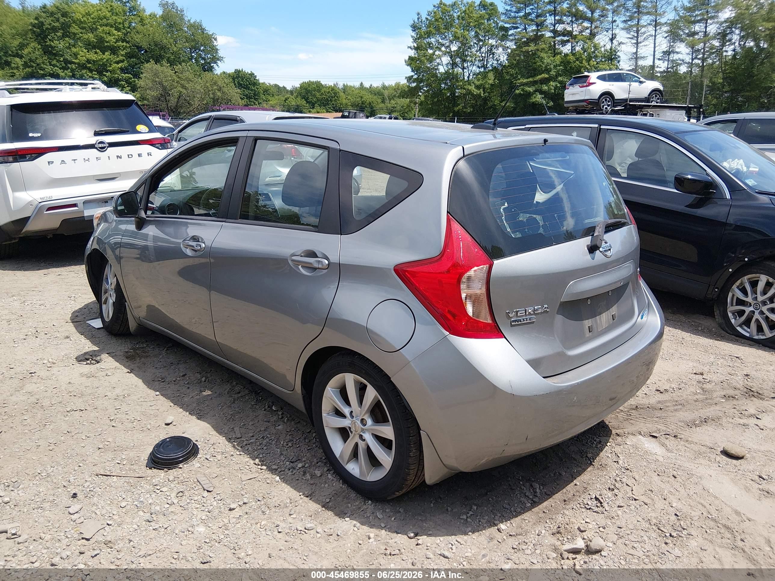 2014 Nissan Versa Note Sv Silver vin: 3N1CE2CPXEL379038