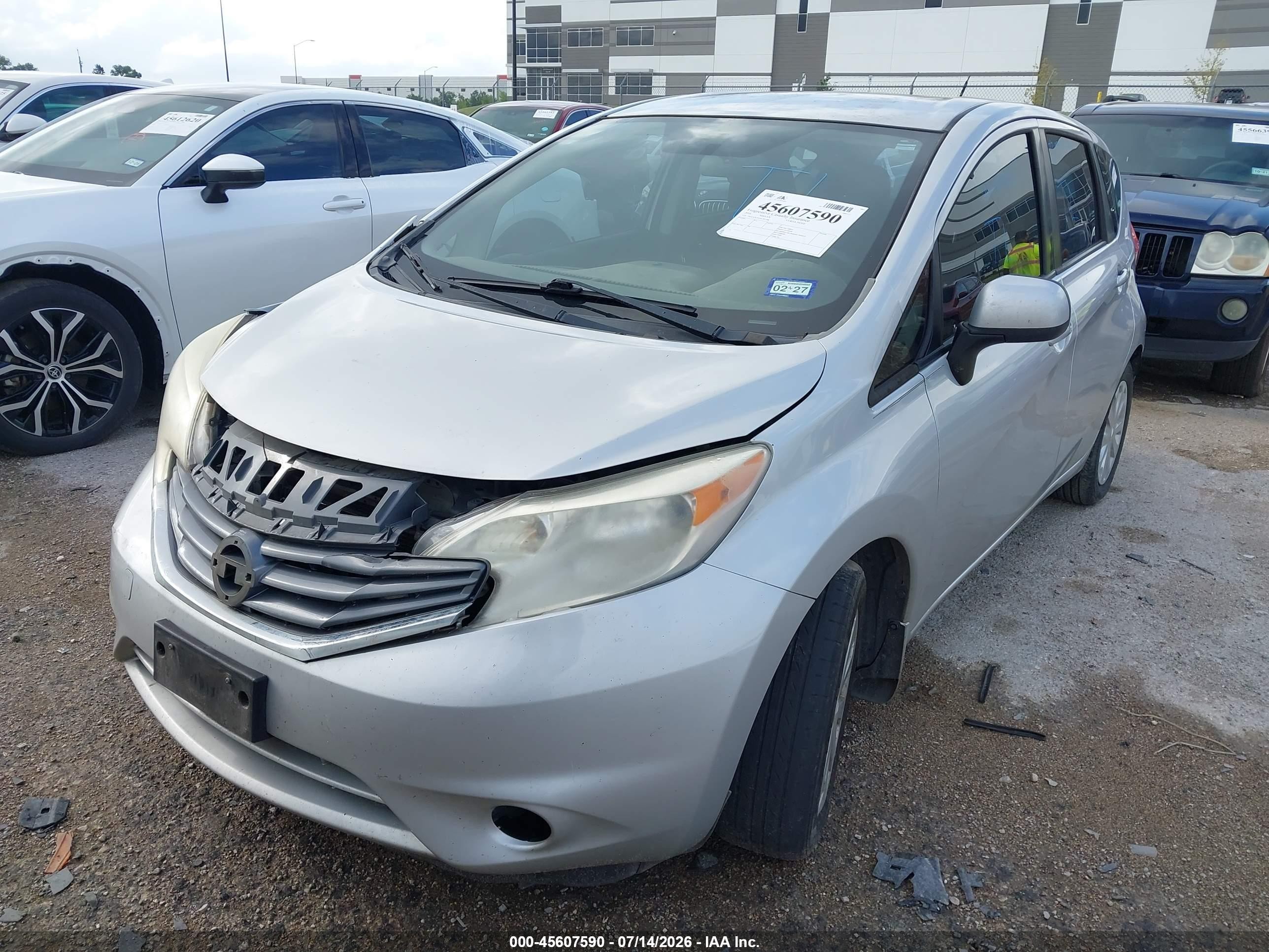 2014 Nissan Versa Note Sv Silver vin: 3N1CE2CPXEL387298