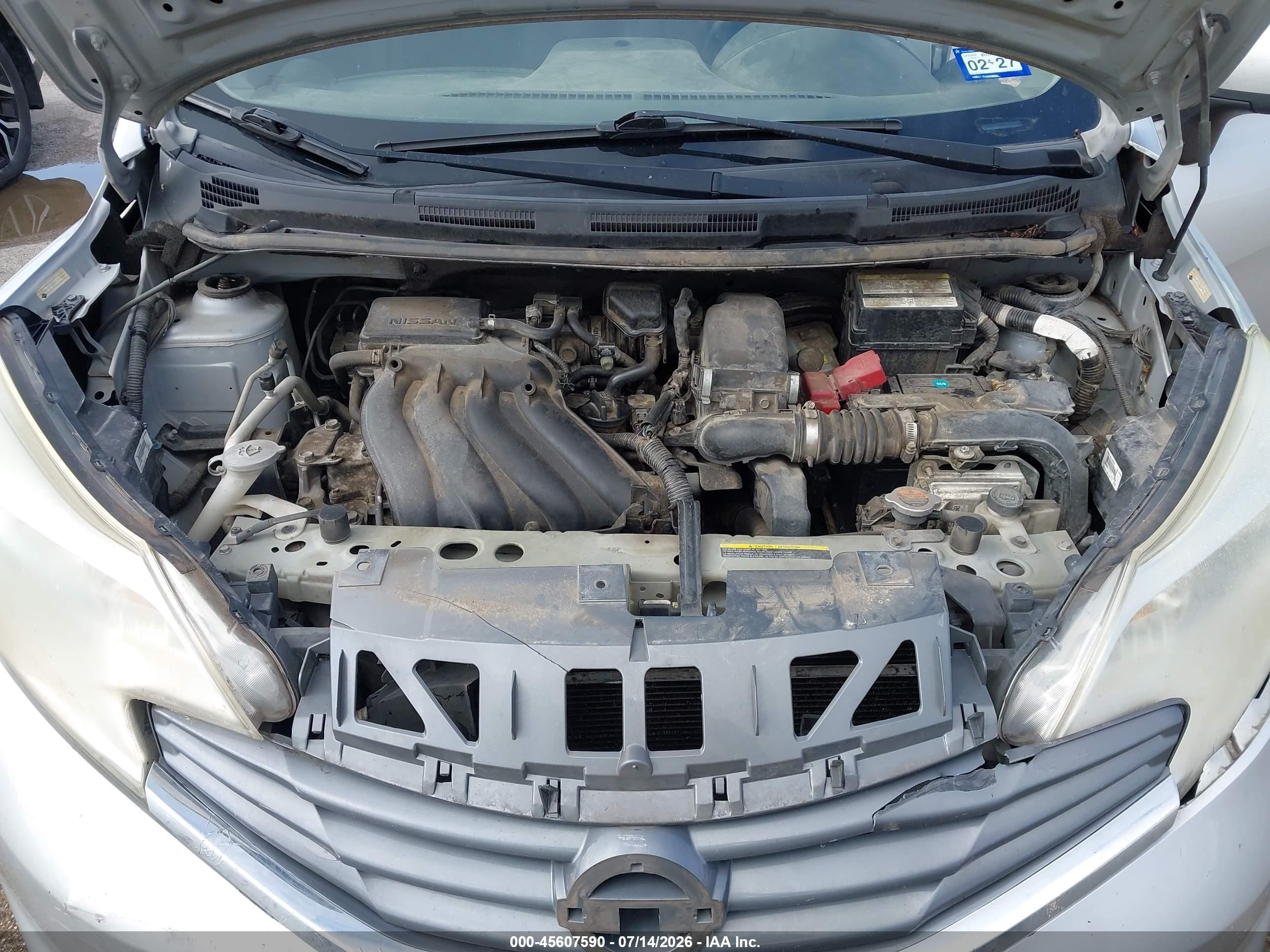 2014 Nissan Versa Note Sv Silver vin: 3N1CE2CPXEL387298