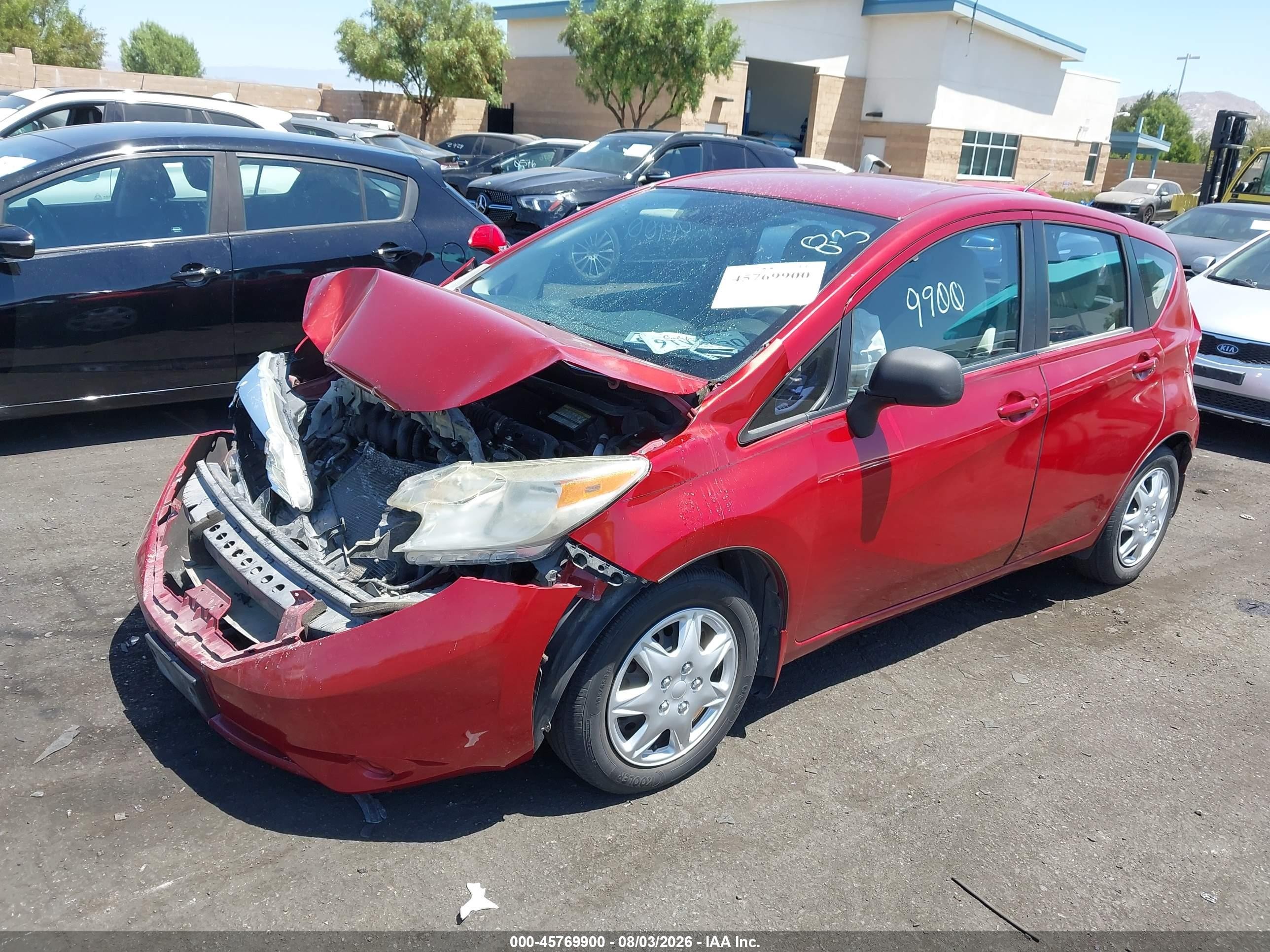 2014 Nissan Versa Note Sv Красный vin: 3N1CE2CPXEL388127