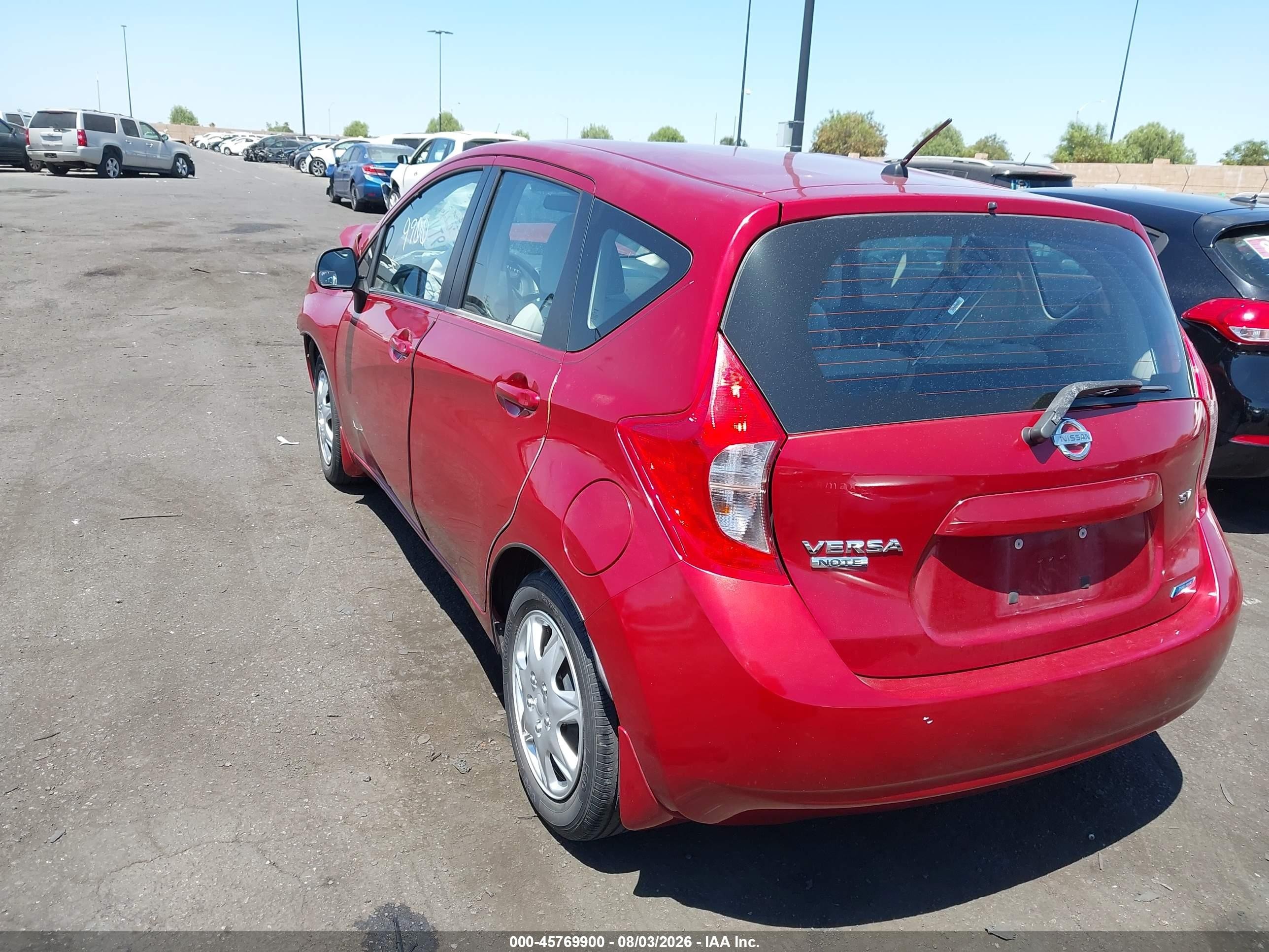 2014 Nissan Versa Note Sv Красный vin: 3N1CE2CPXEL388127