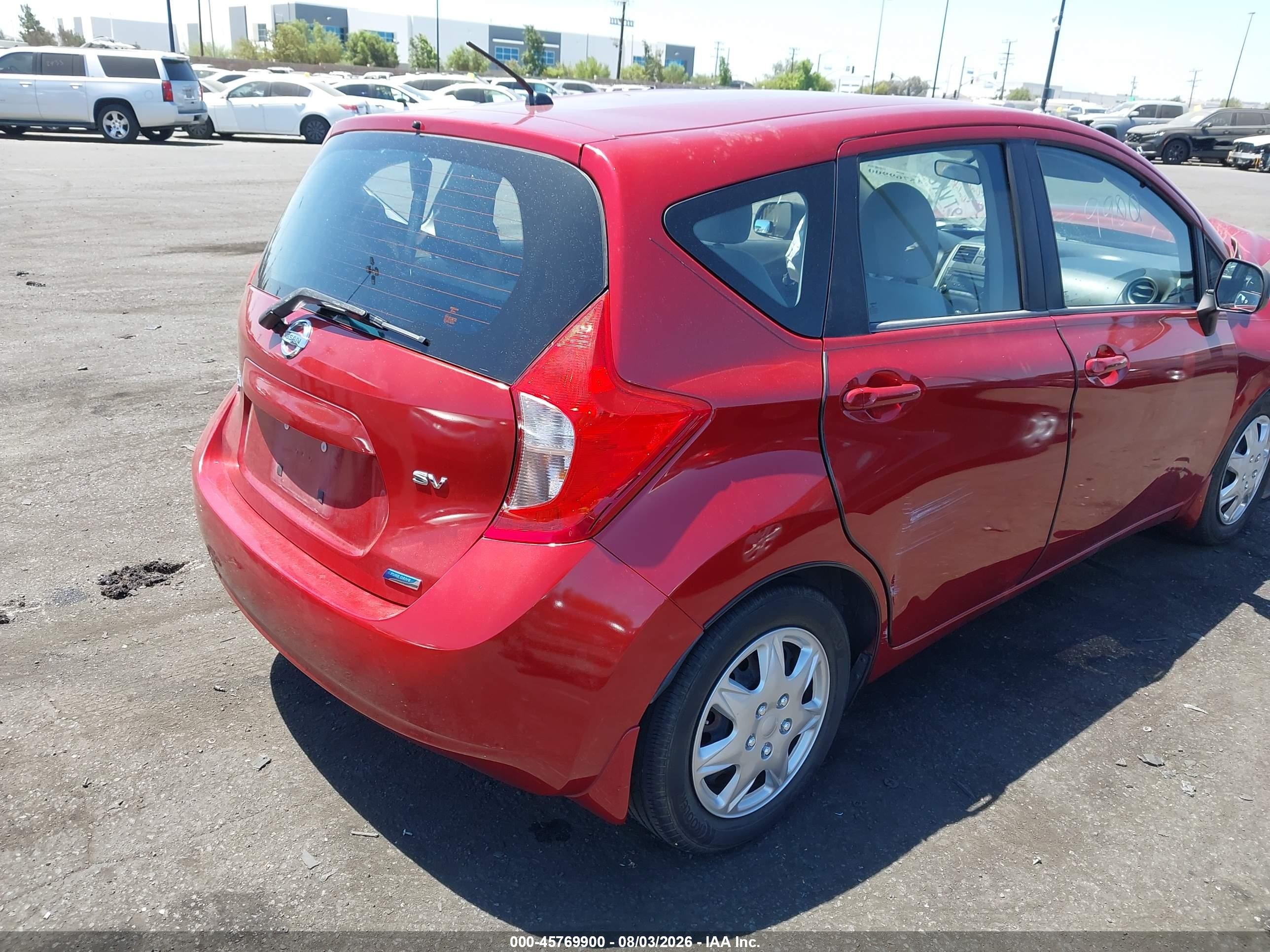 2014 Nissan Versa Note Sv Красный vin: 3N1CE2CPXEL388127