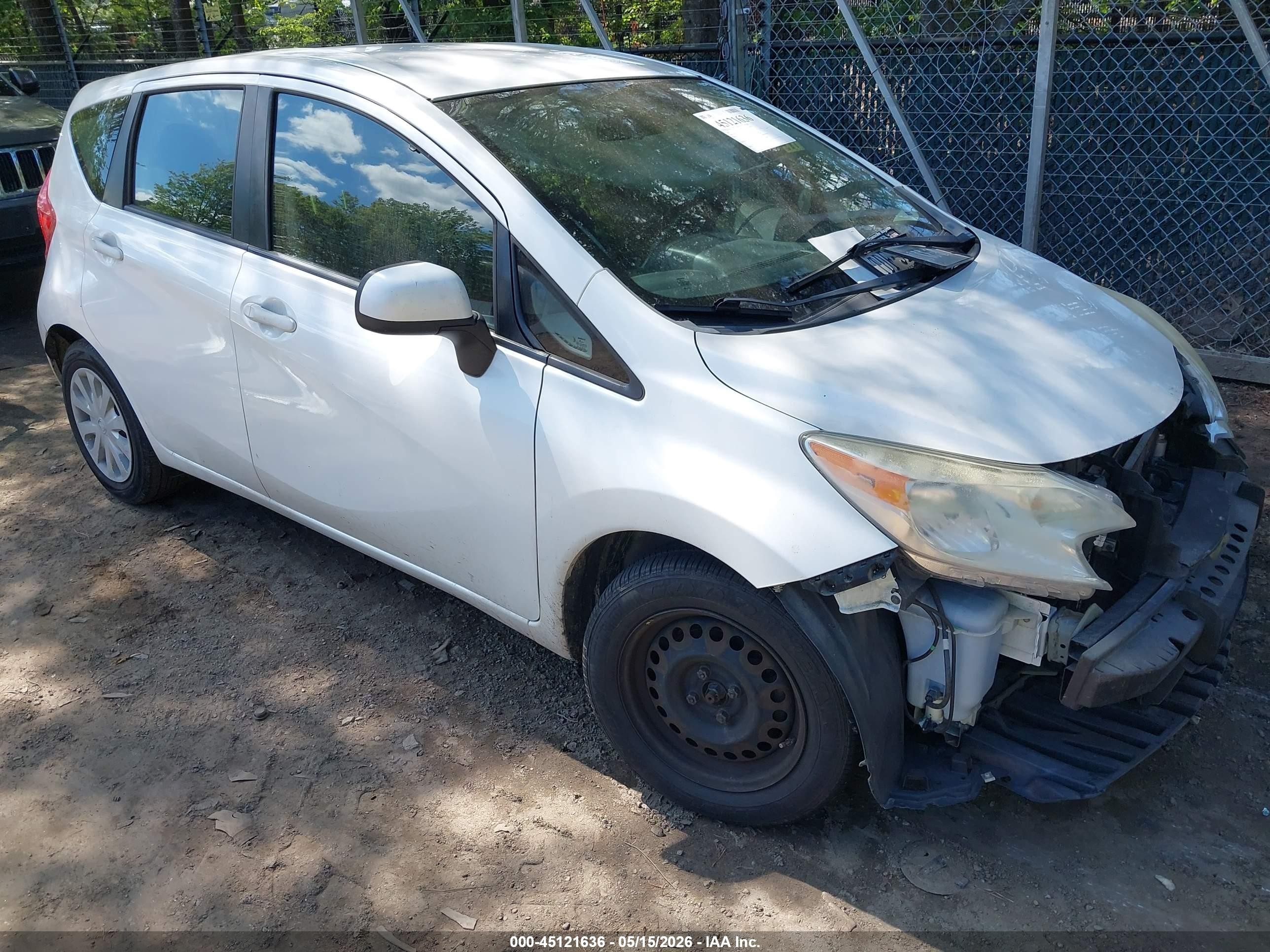 2014 Nissan Versa Note Sv White vin: 3N1CE2CPXEL390556
