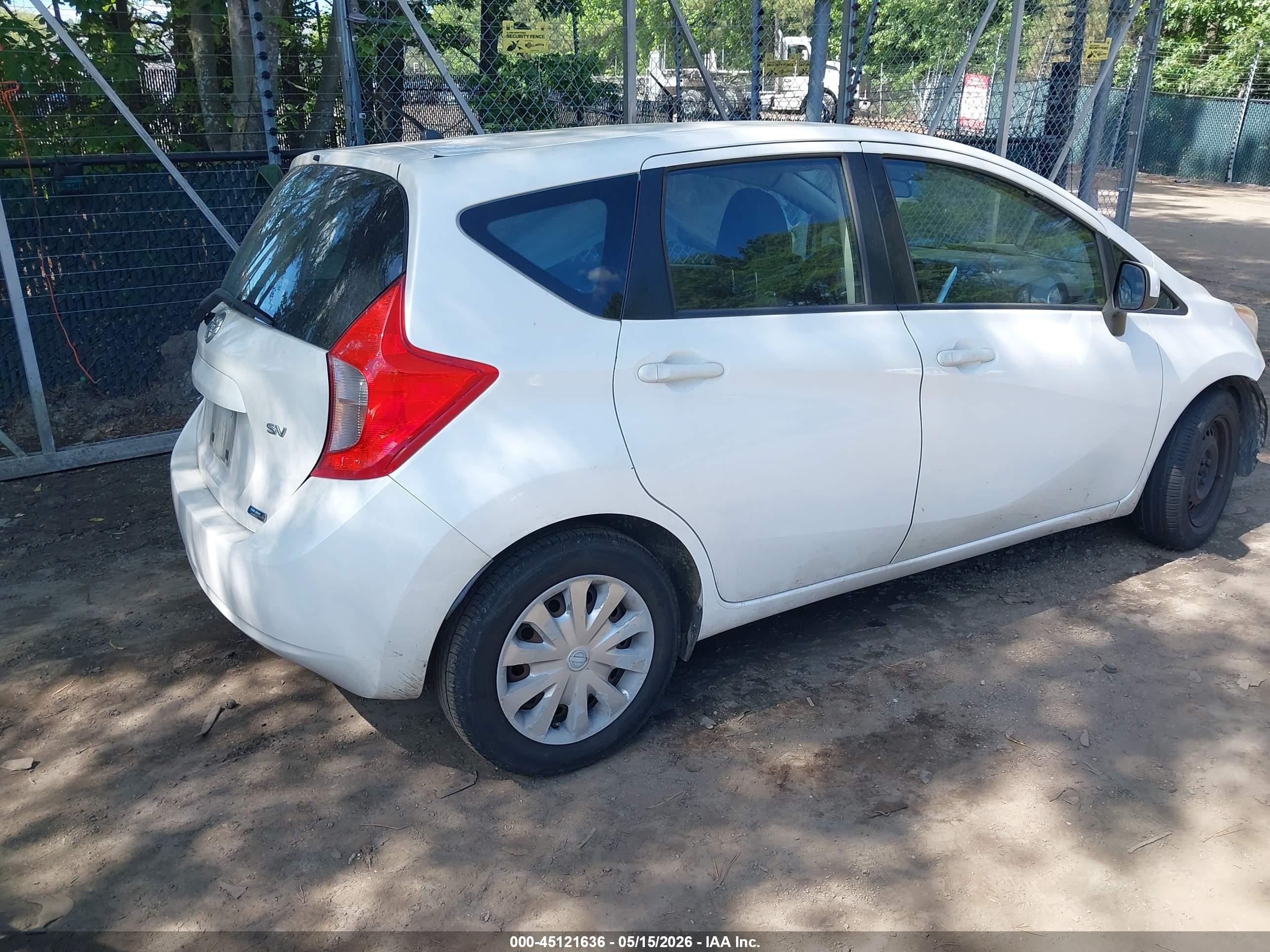 2014 Nissan Versa Note Sv White vin: 3N1CE2CPXEL390556