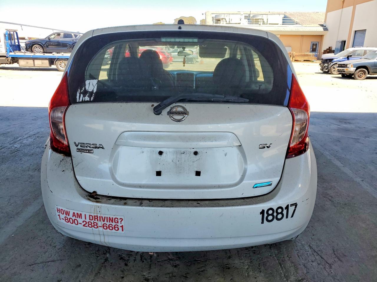 2014 Nissan Versa Note Sv White vin: 3N1CE2CPXEL392081