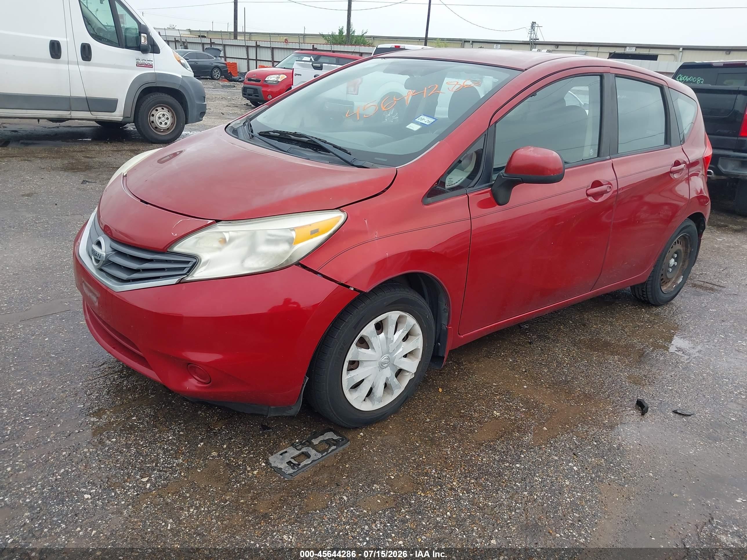 2014 Nissan Versa Note S Plus Red vin: 3N1CE2CPXEL392677