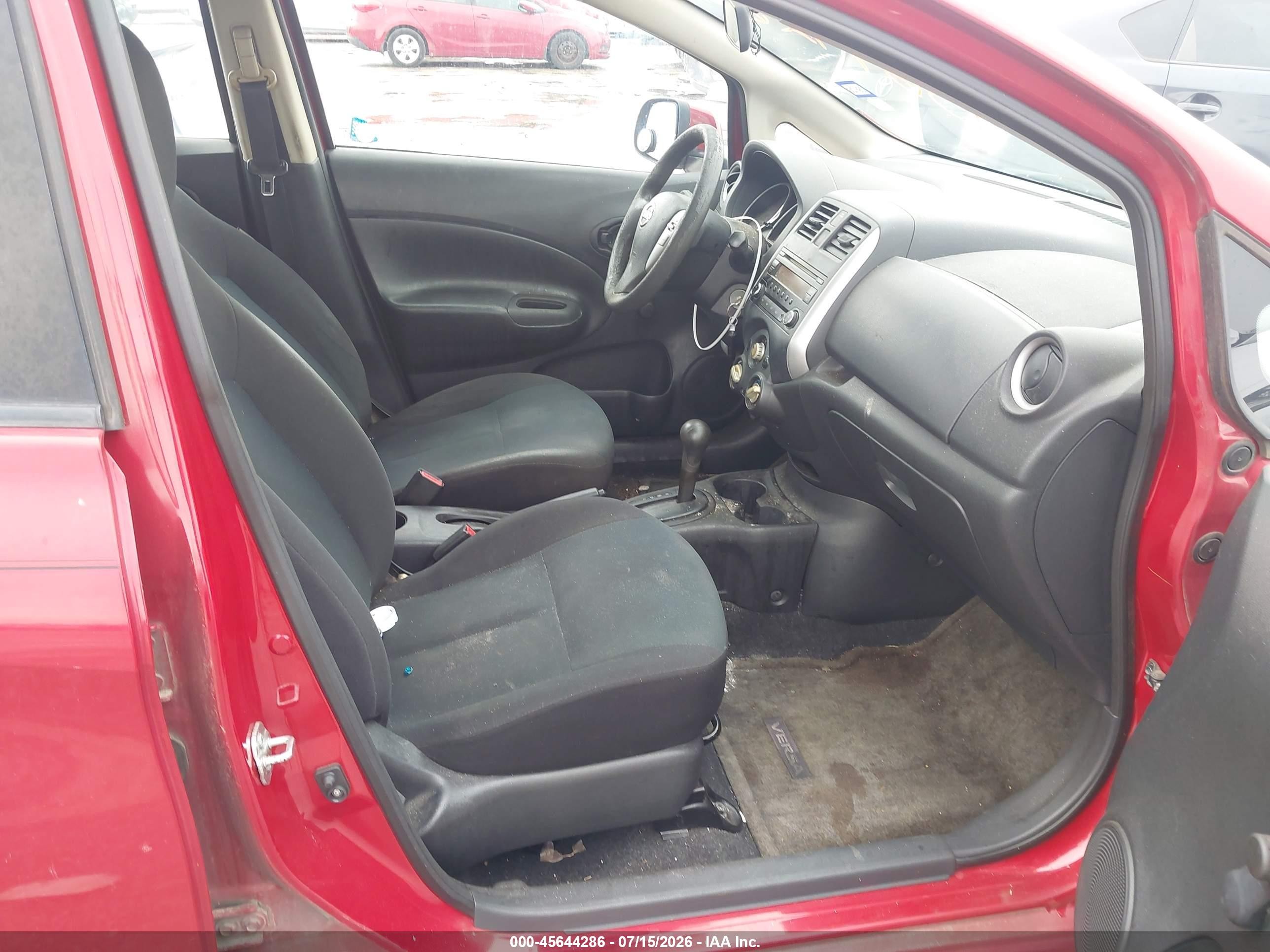 2014 Nissan Versa Note S Plus Red vin: 3N1CE2CPXEL392677