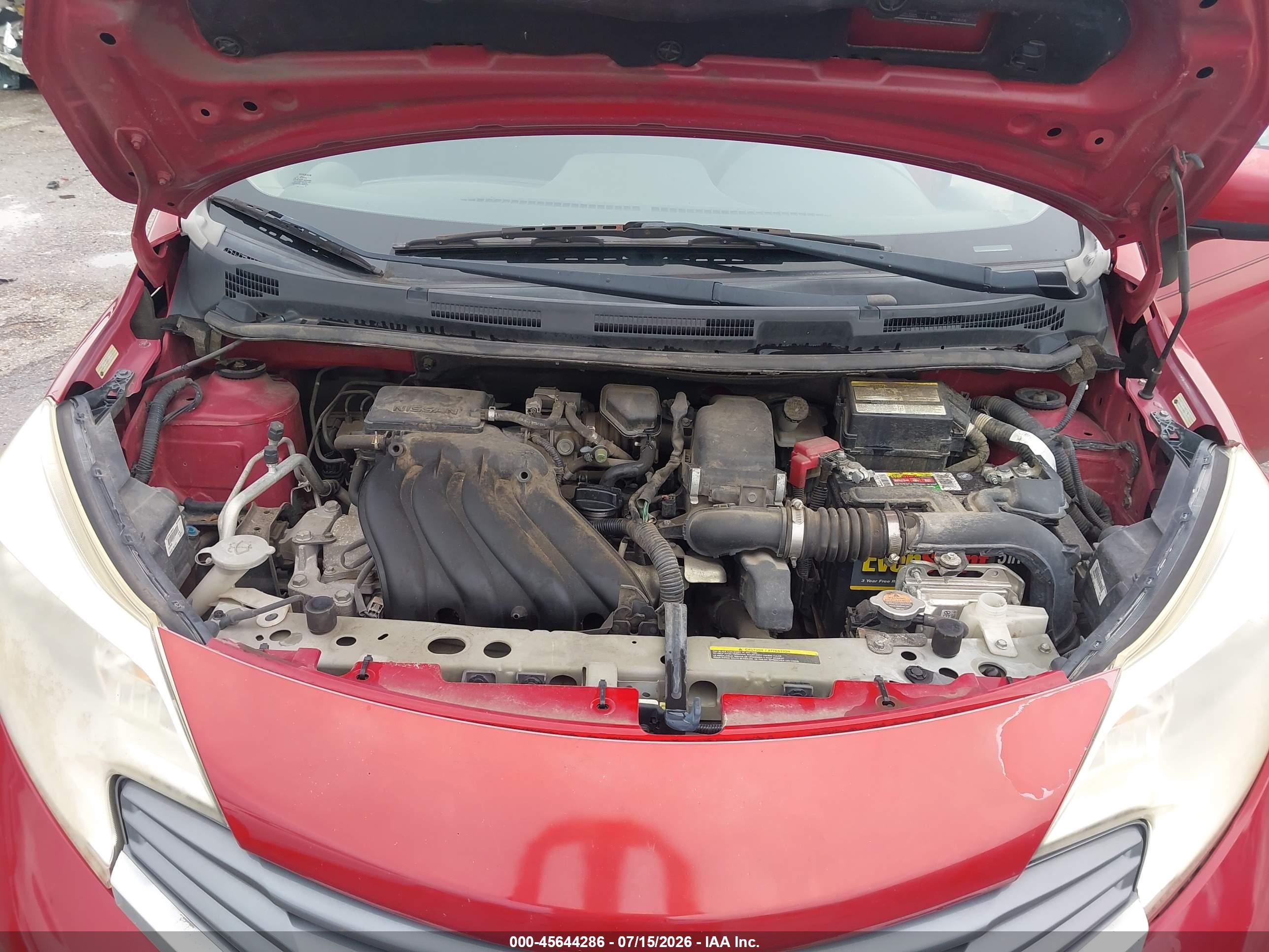 2014 Nissan Versa Note S Plus Red vin: 3N1CE2CPXEL392677
