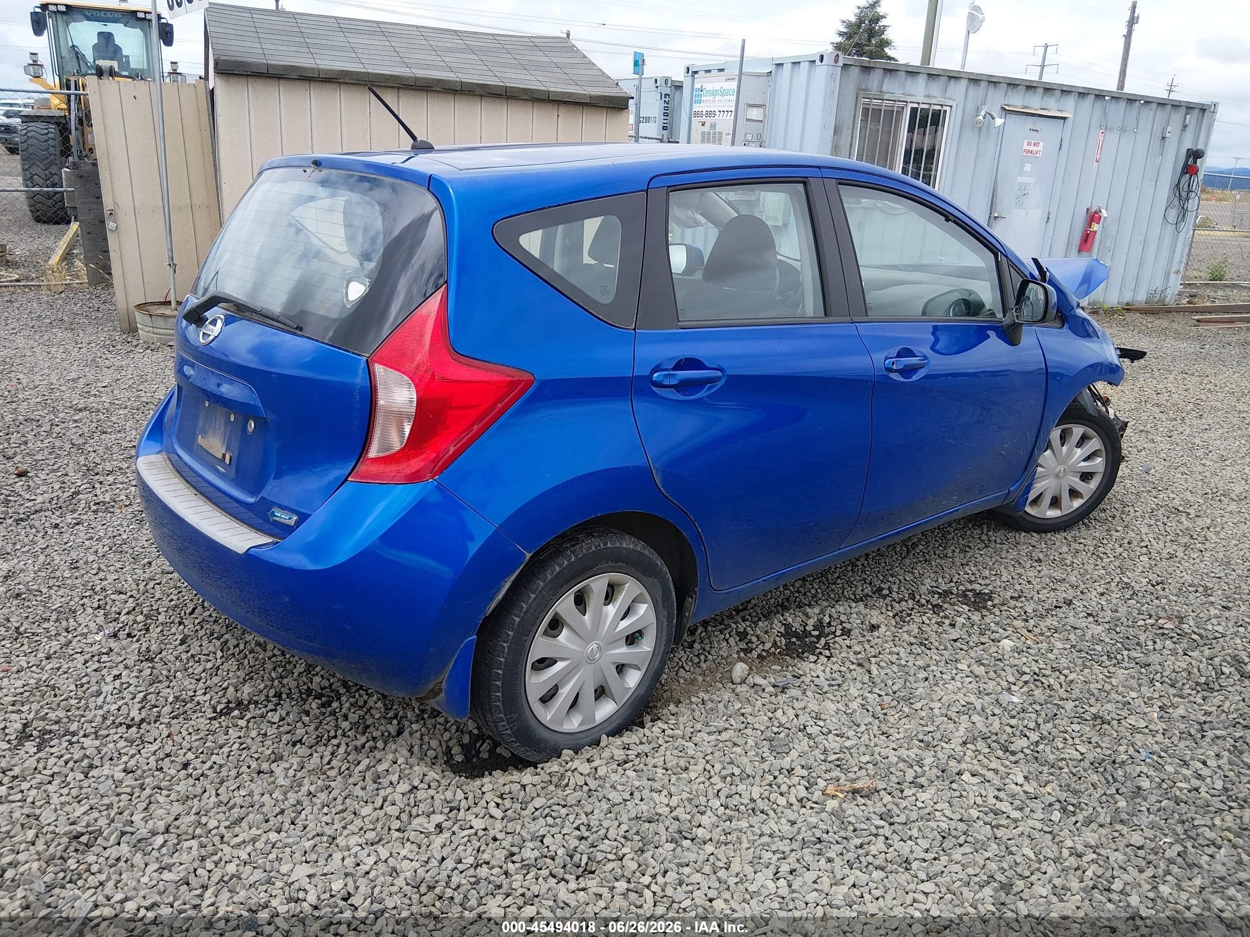 2014 Nissan Versa Note S Plus Blue vin: 3N1CE2CPXEL401524