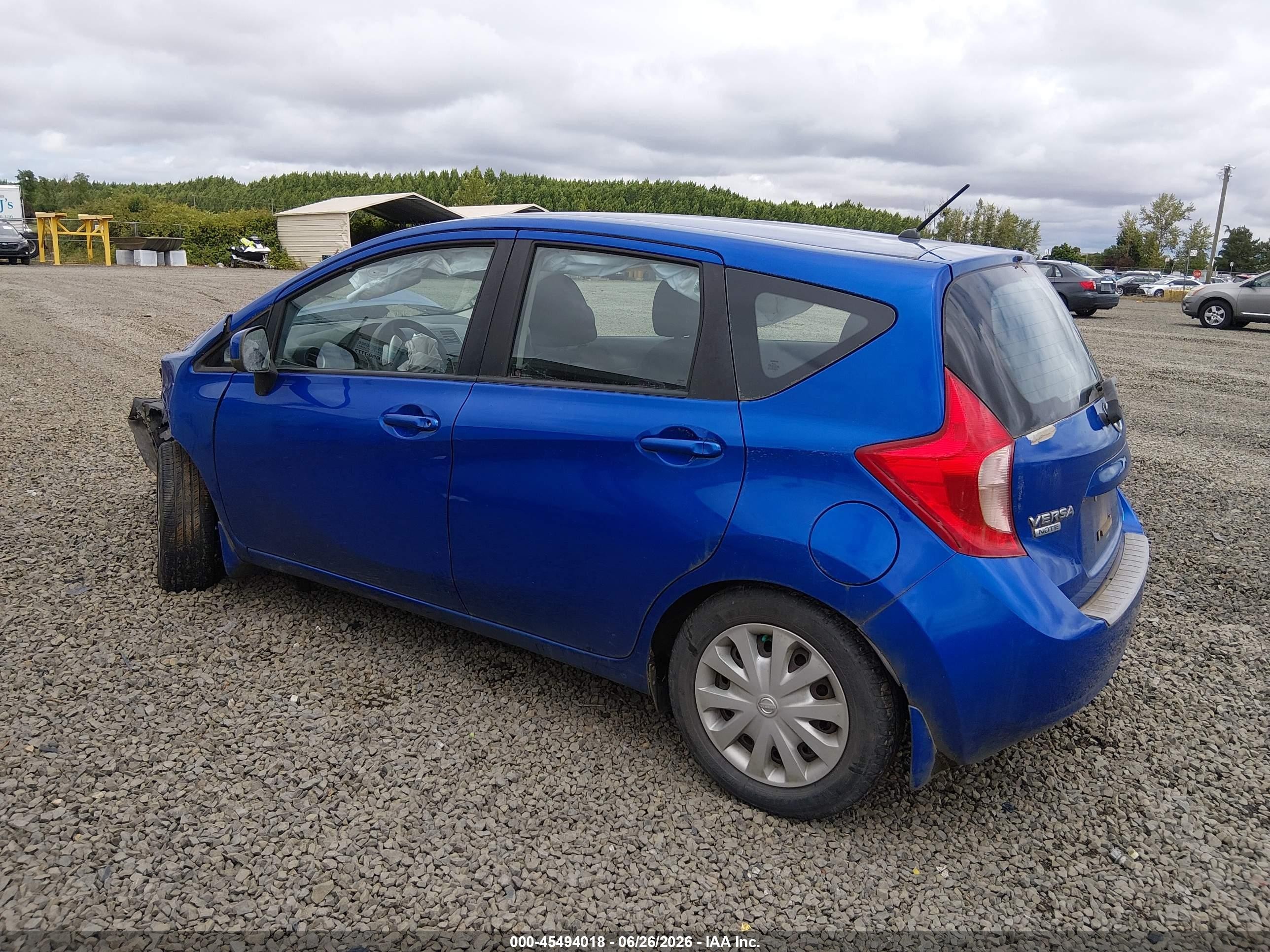 2014 Nissan Versa Note S Plus Blue vin: 3N1CE2CPXEL401524