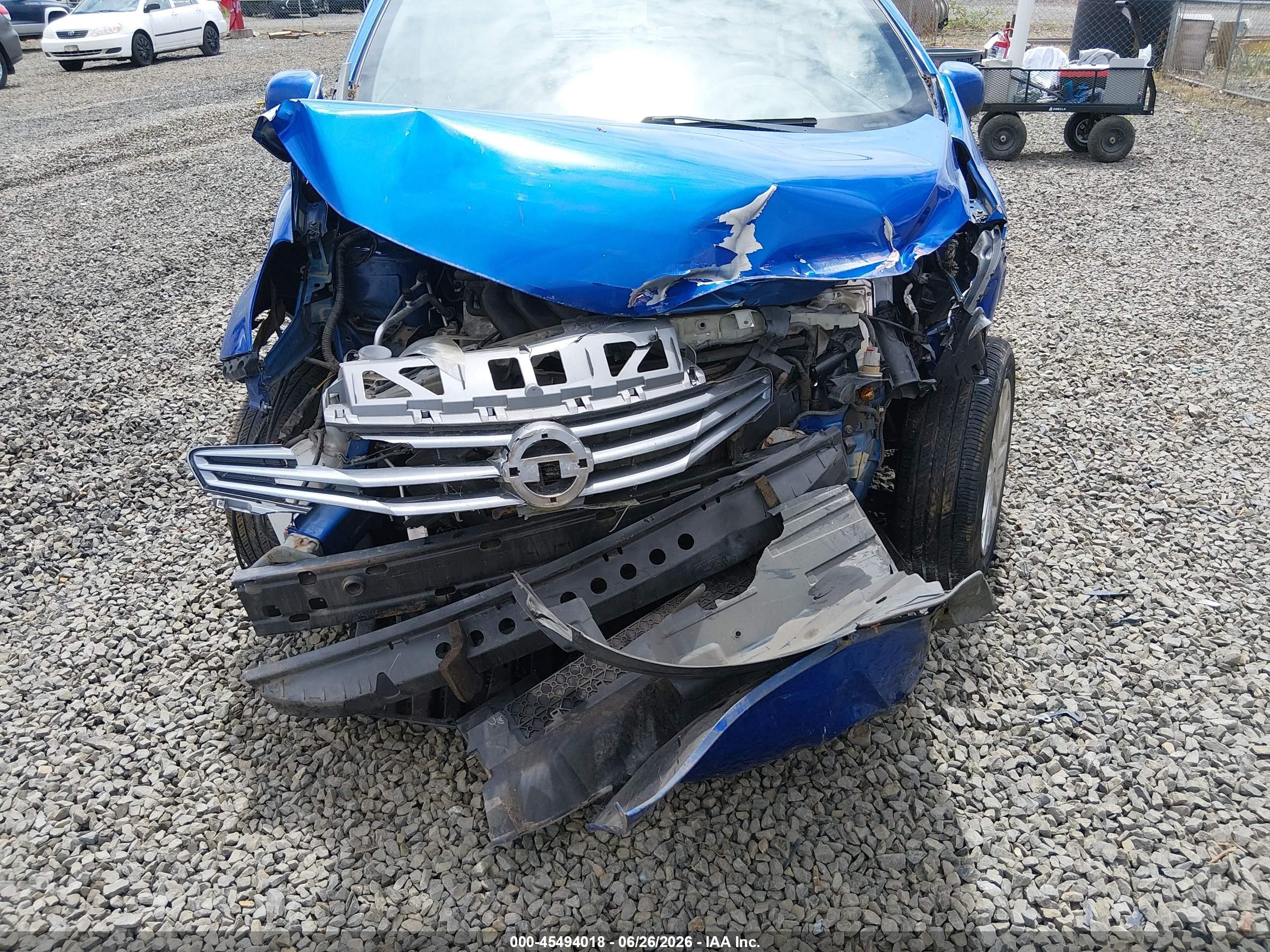 2014 Nissan Versa Note S Plus Blue vin: 3N1CE2CPXEL401524