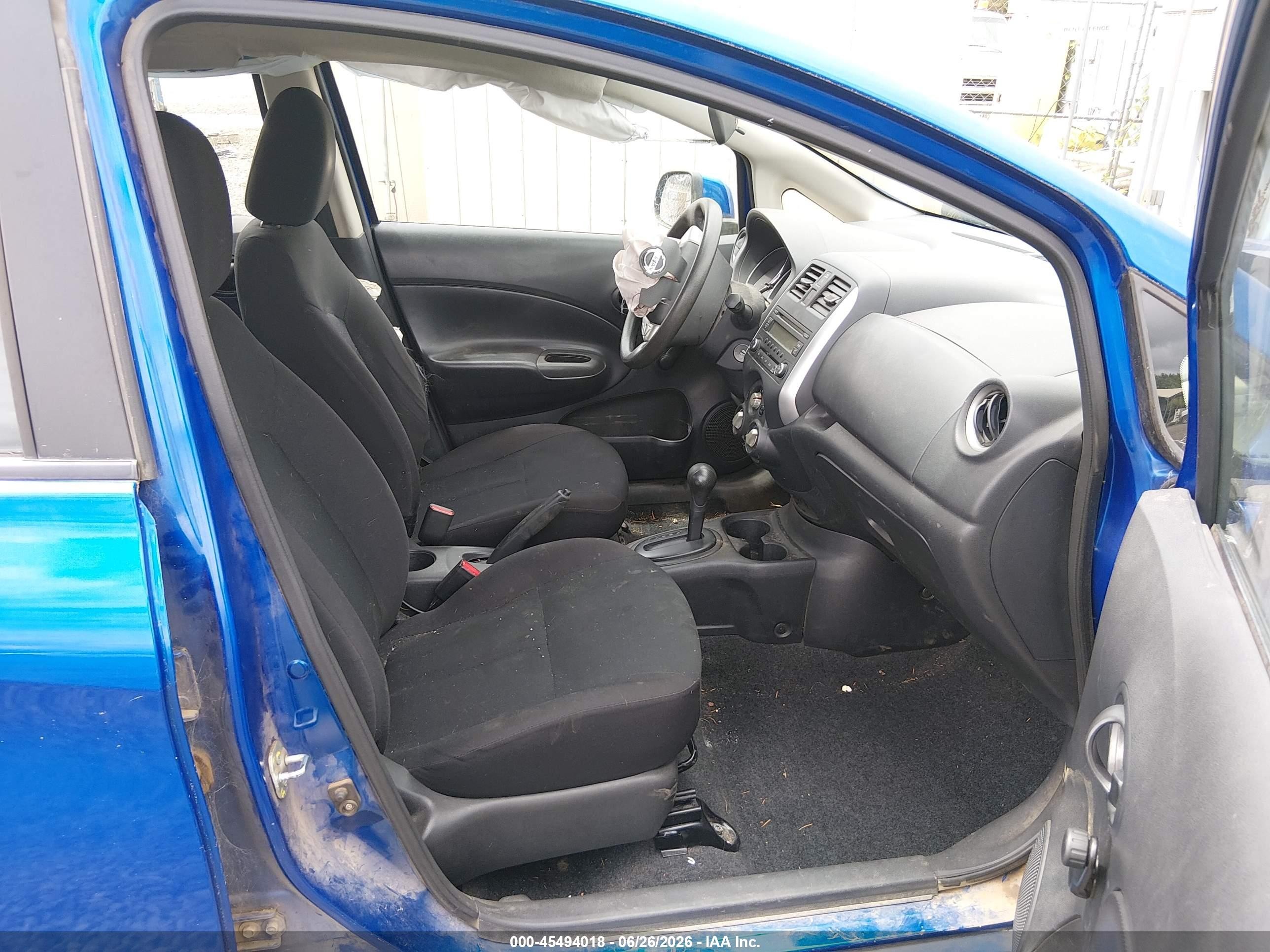 2014 Nissan Versa Note S Plus Blue vin: 3N1CE2CPXEL401524