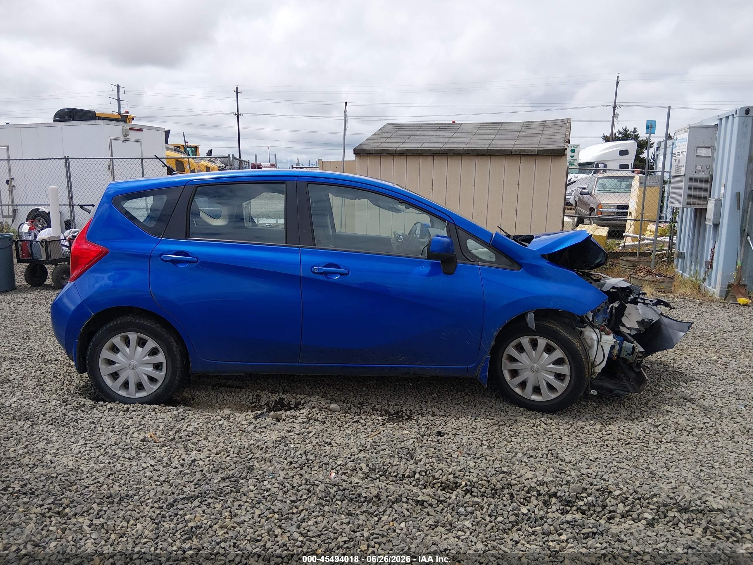 2014 Nissan Versa Note S Plus Blue vin: 3N1CE2CPXEL401524