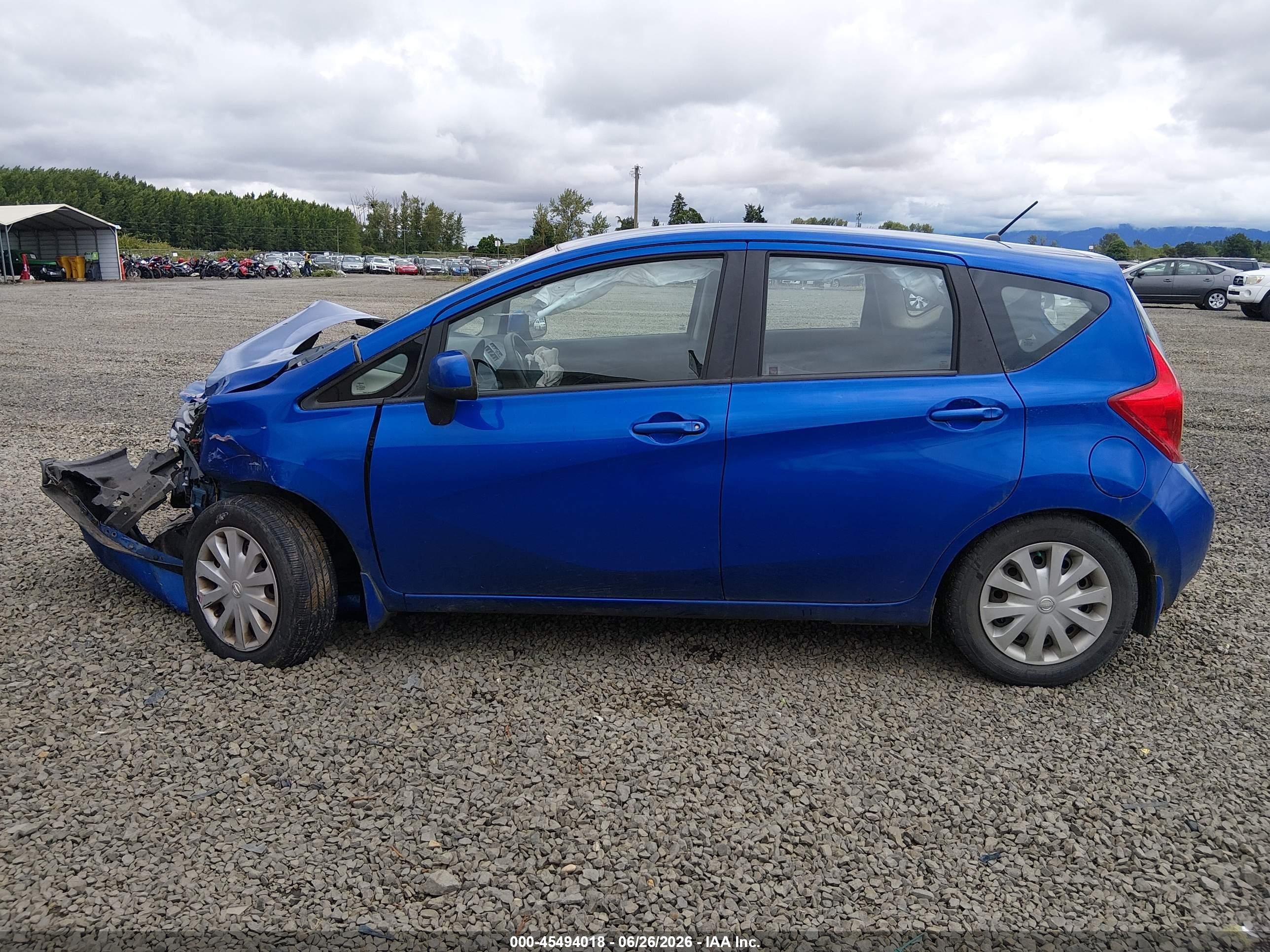 2014 Nissan Versa Note S Plus Blue vin: 3N1CE2CPXEL401524