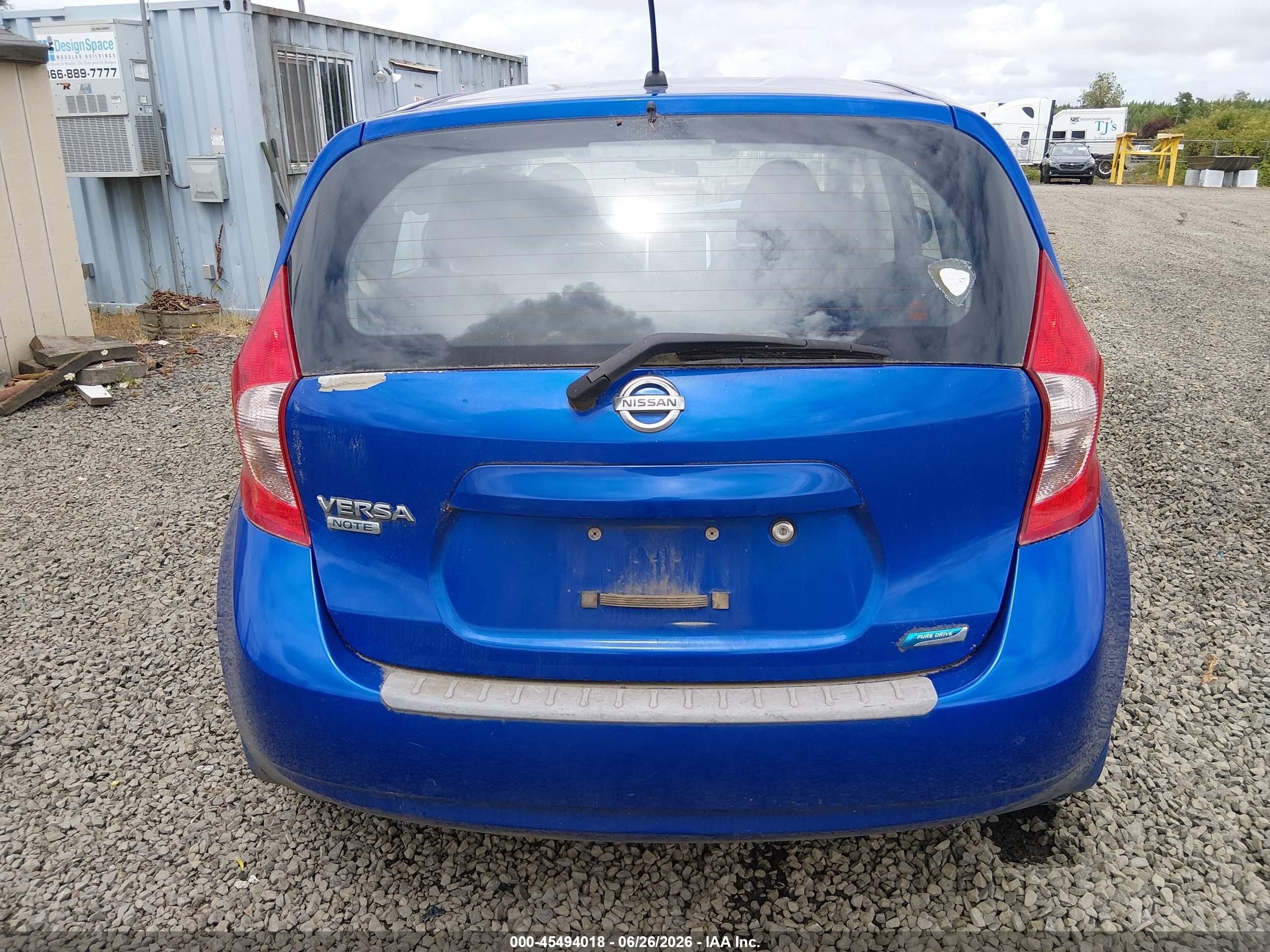 2014 Nissan Versa Note S Plus Blue vin: 3N1CE2CPXEL401524