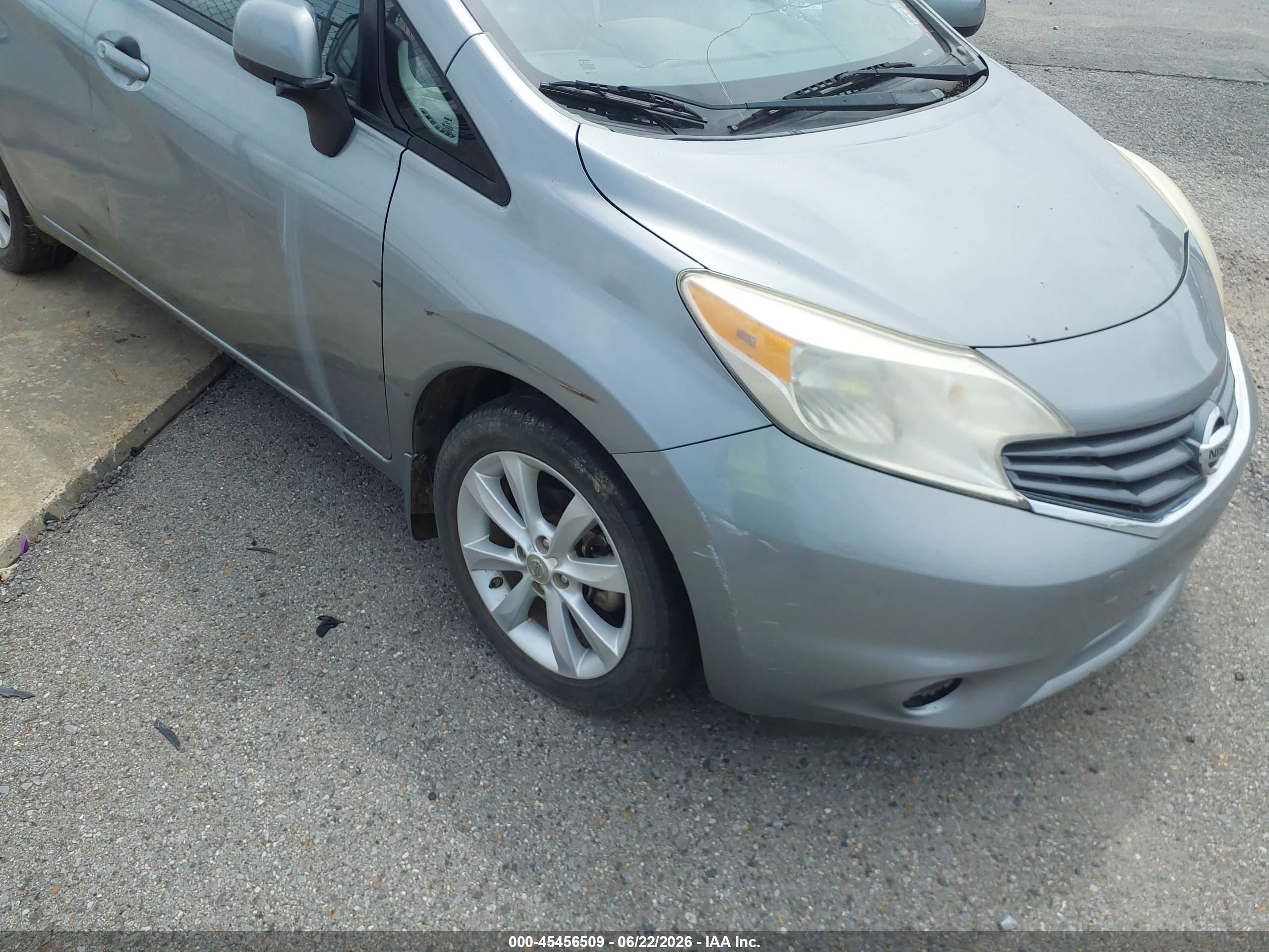 2014 Nissan Versa Note Sv Серый vin: 3N1CE2CPXEL401538