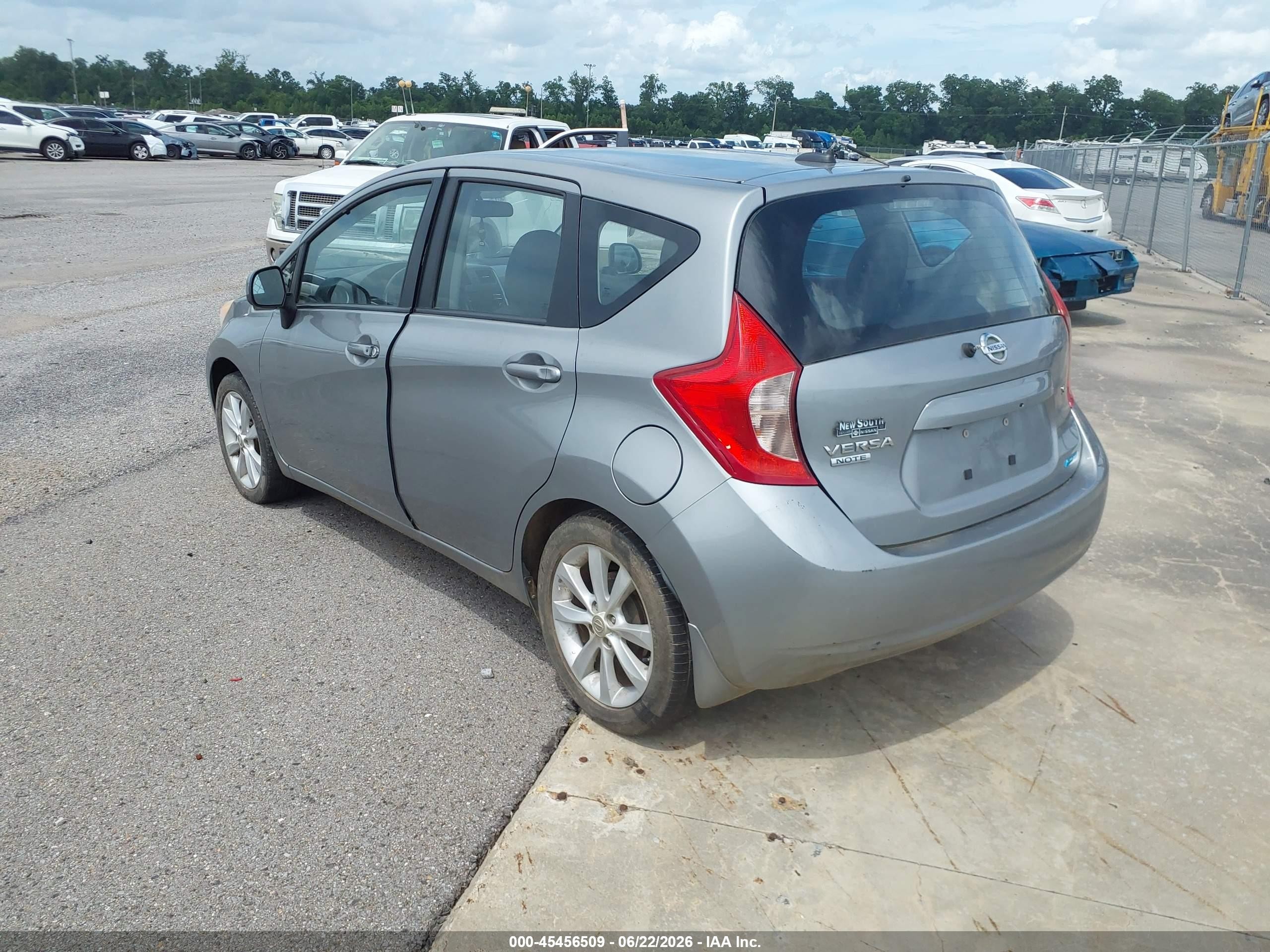 2014 Nissan Versa Note Sv Серый vin: 3N1CE2CPXEL401538
