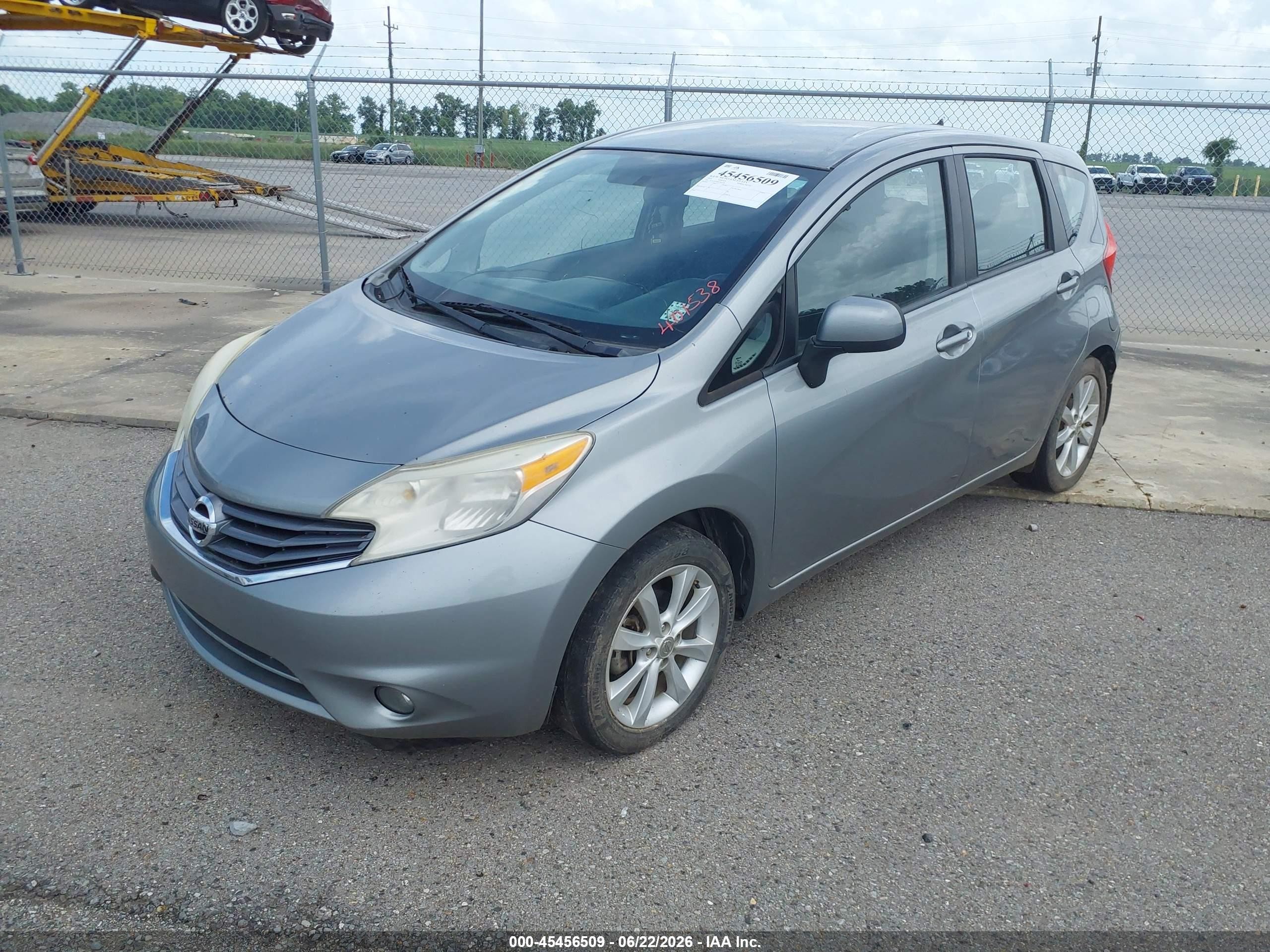 2014 Nissan Versa Note Sv Серый vin: 3N1CE2CPXEL401538
