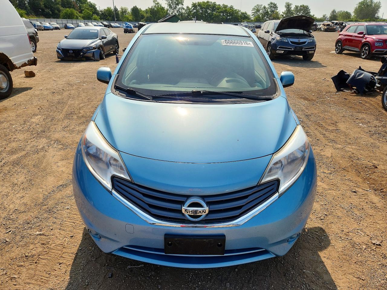 2014 Nissan Versa Note Sv Синий vin: 3N1CE2CPXEL410126