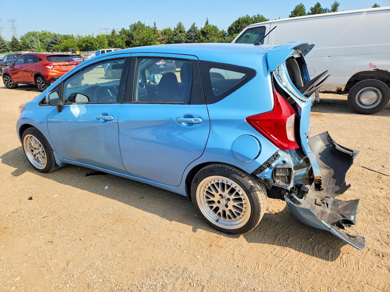 2014 Nissan Versa Note Sv Синий vin: 3N1CE2CPXEL410126