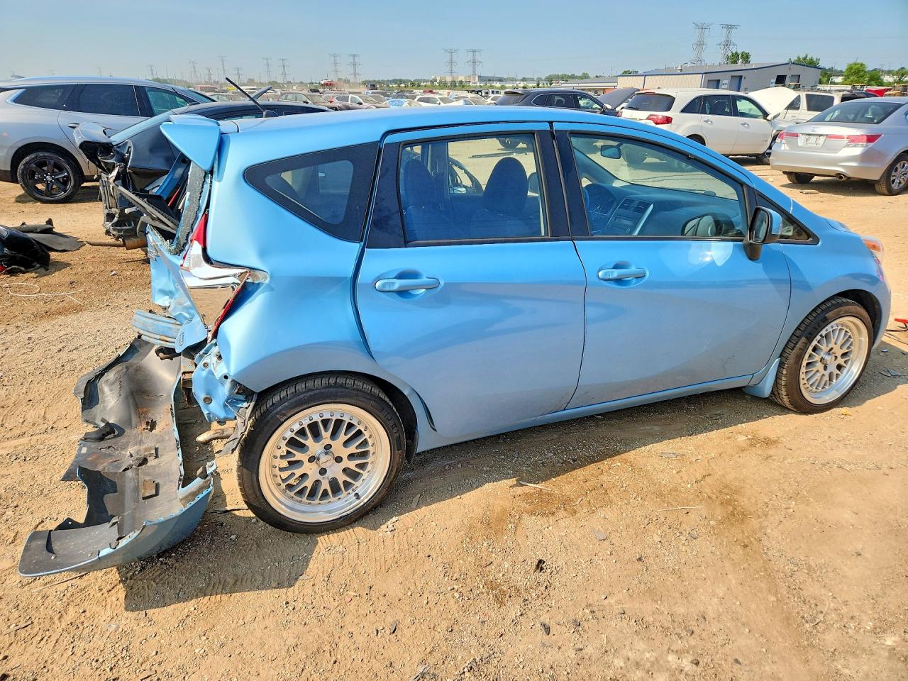 2014 Nissan Versa Note Sv Синий vin: 3N1CE2CPXEL410126