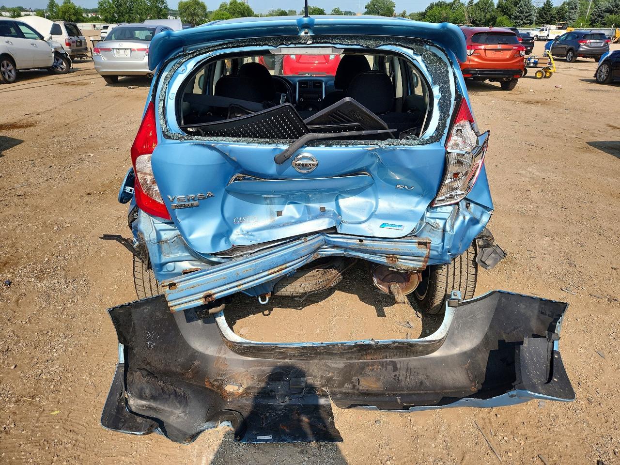 2014 Nissan Versa Note Sv Синий vin: 3N1CE2CPXEL410126
