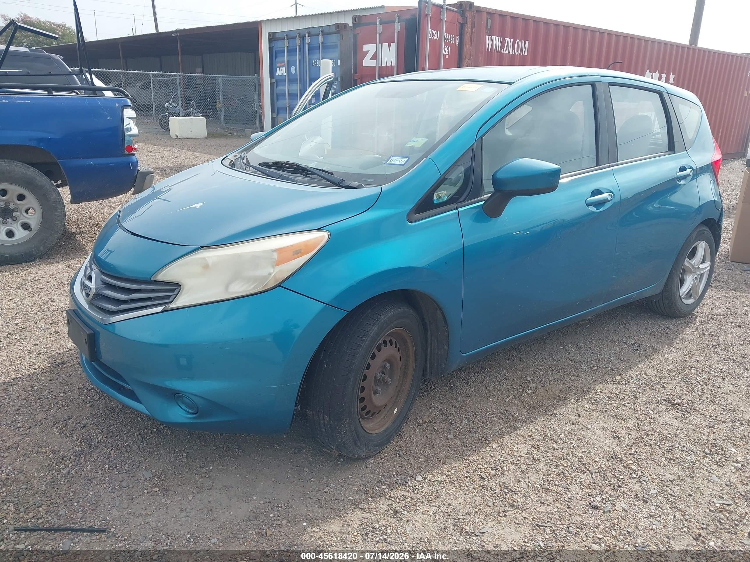 2015 Nissan Versa Note S (sr)/s Plus/sl/sr/sv Blue vin: 3N1CE2CPXFL355811