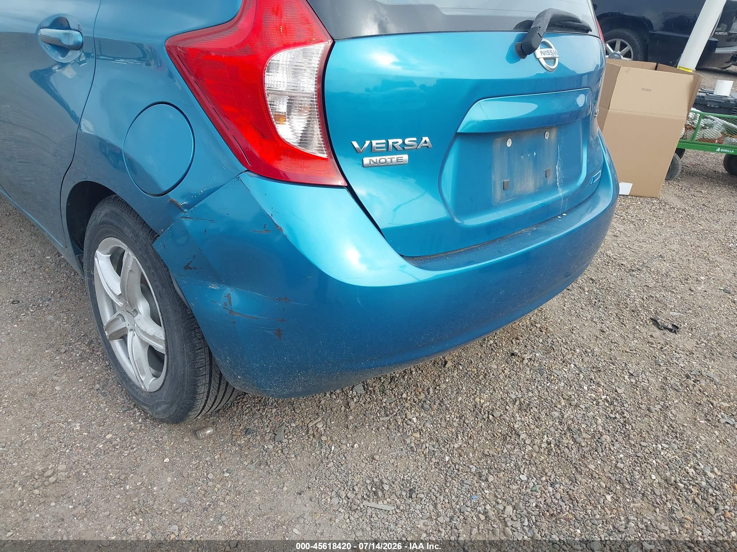 2015 Nissan Versa Note S (sr)/s Plus/sl/sr/sv Blue vin: 3N1CE2CPXFL355811