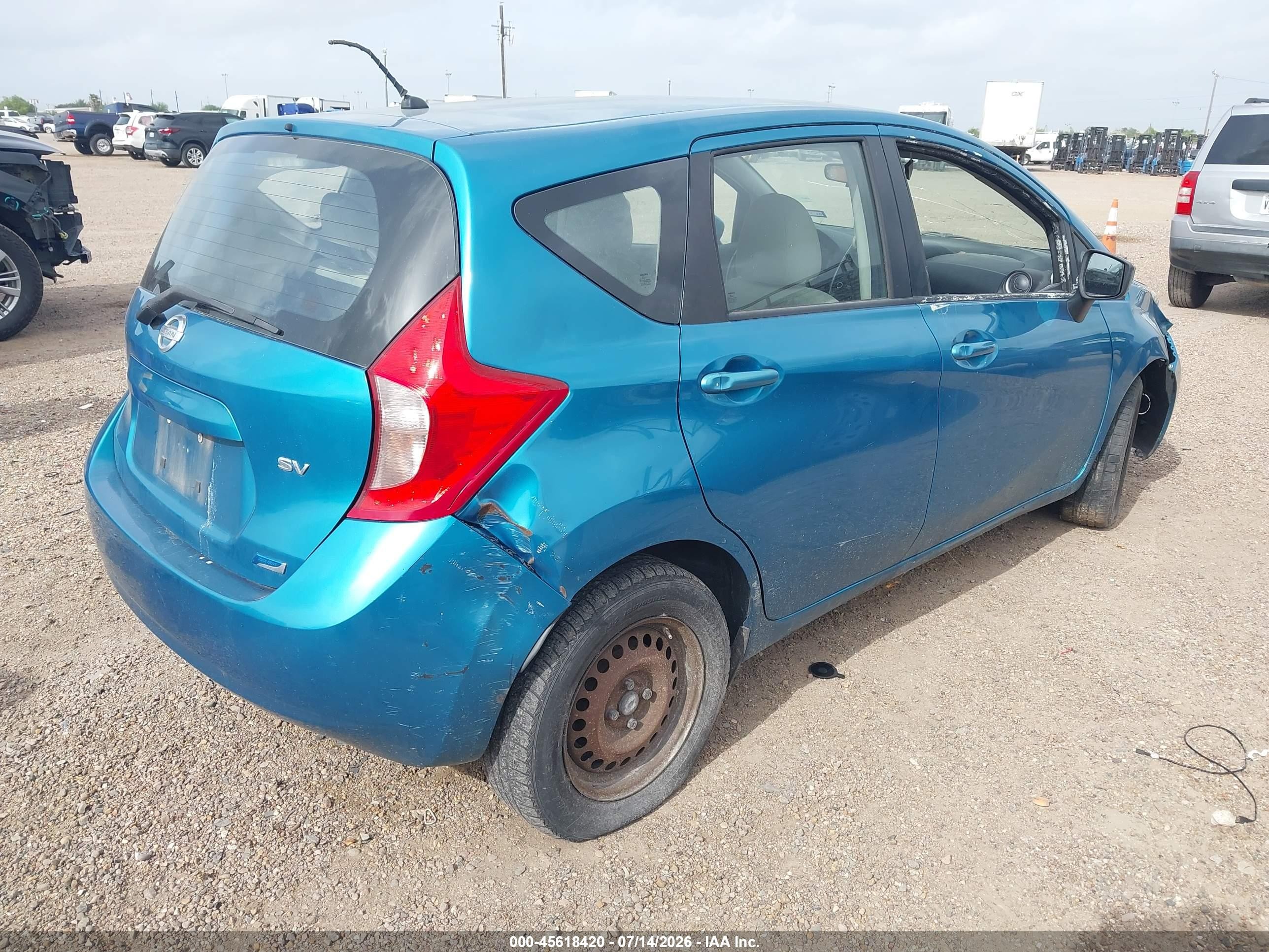 2015 Nissan Versa Note S (sr)/s Plus/sl/sr/sv Blue vin: 3N1CE2CPXFL355811