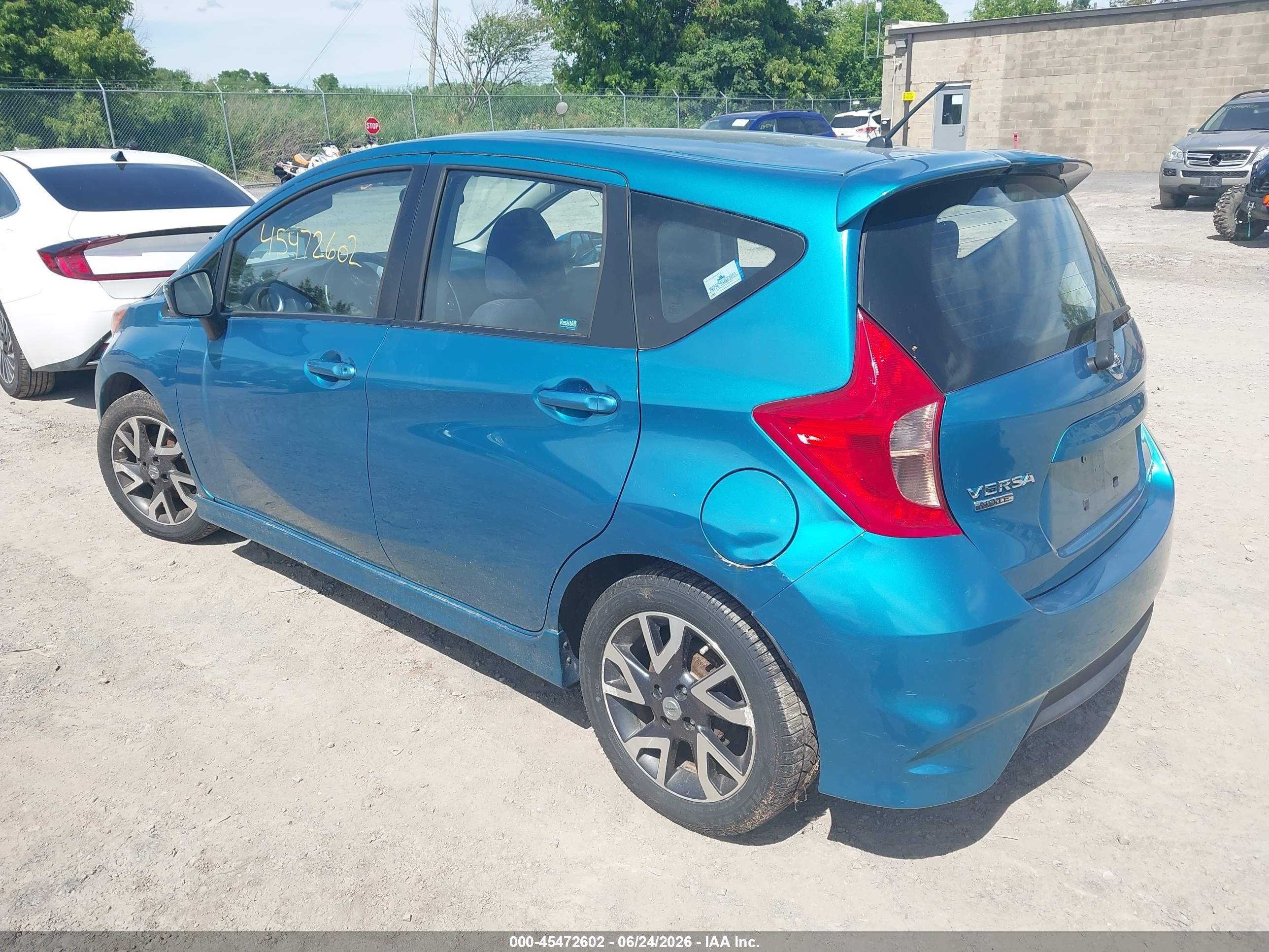 2015 Nissan Versa Note Sr Blue vin: 3N1CE2CPXFL362449