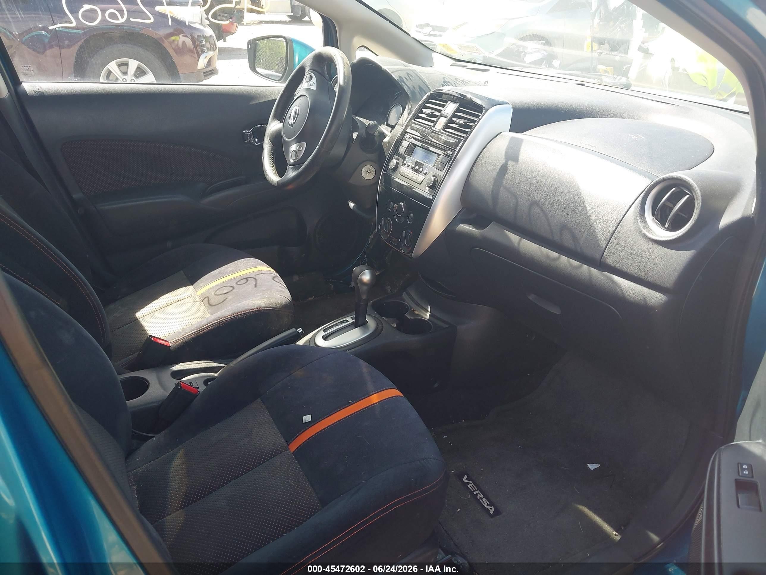 2015 Nissan Versa Note Sr Blue vin: 3N1CE2CPXFL362449
