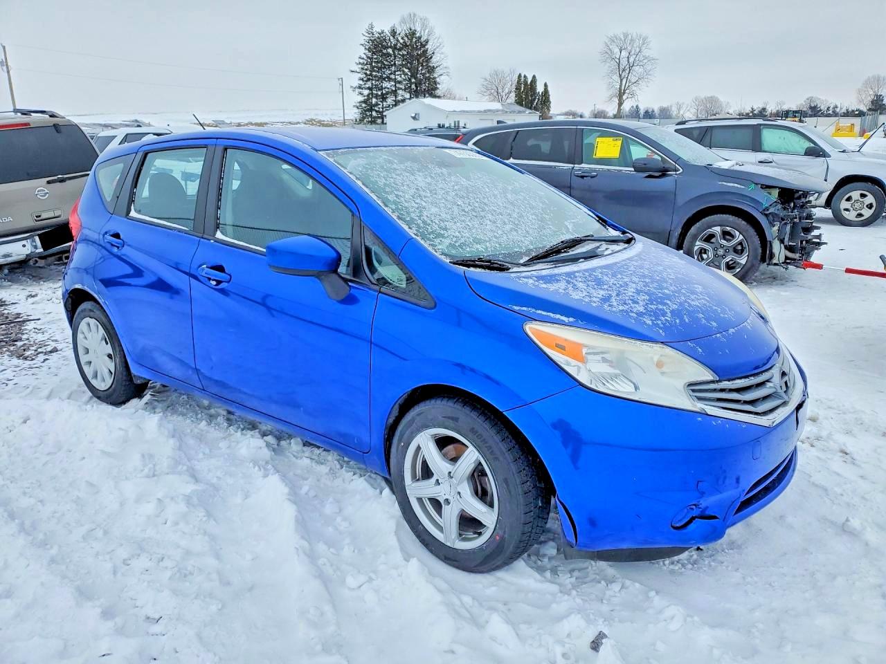 2015 Nissan Versa Note S Blue vin: 3N1CE2CPXFL369076