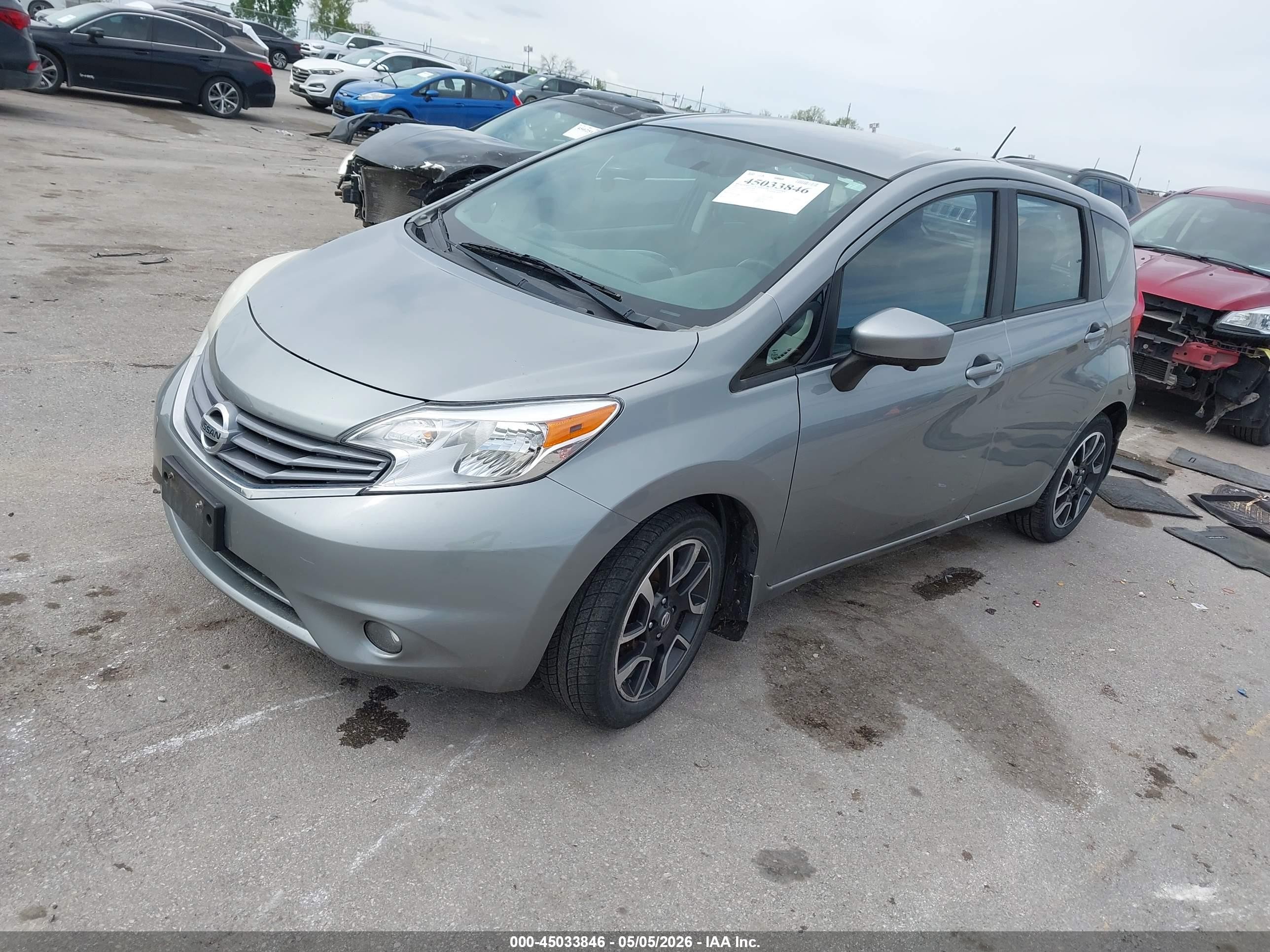 2015 Nissan Versa Note Sl Silver vin: 3N1CE2CPXFL371409