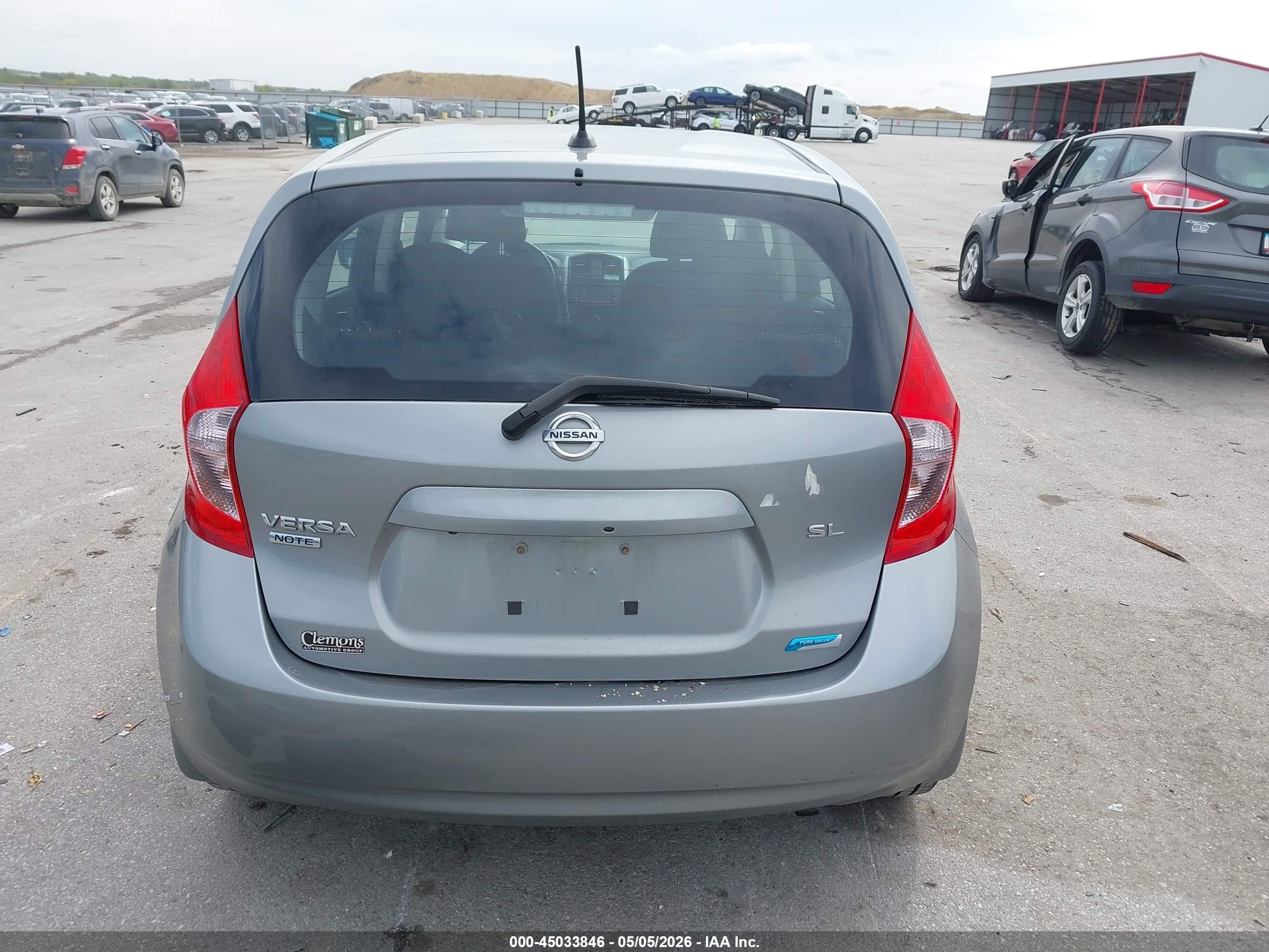 2015 Nissan Versa Note Sl Silver vin: 3N1CE2CPXFL371409