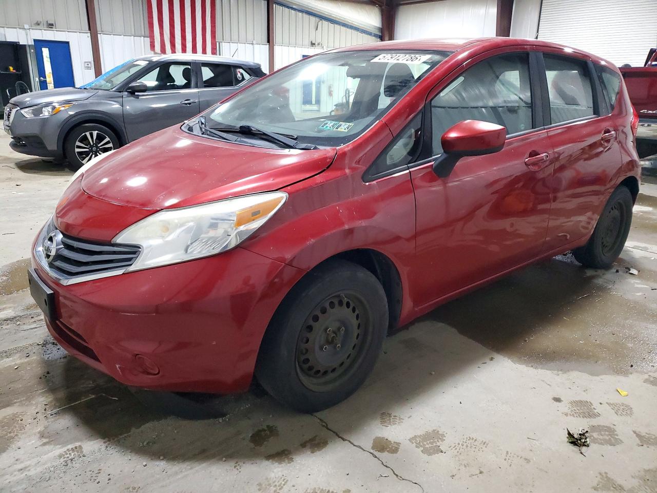 2015 Nissan Versa Note Sv Темно-бордовый vin: 3N1CE2CPXFL375587