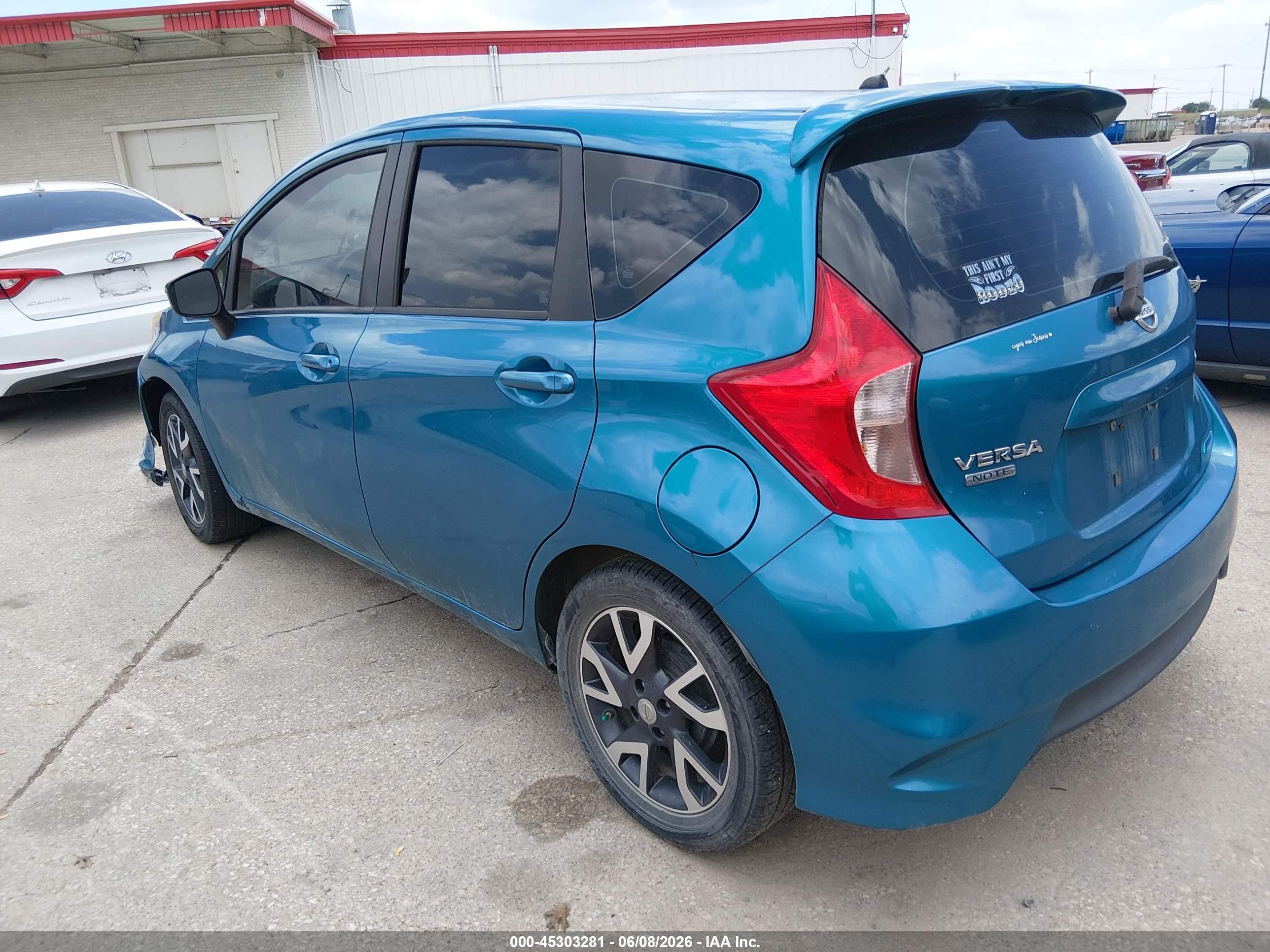 2015 Nissan Versa Note Sr Blue vin: 3N1CE2CPXFL387481