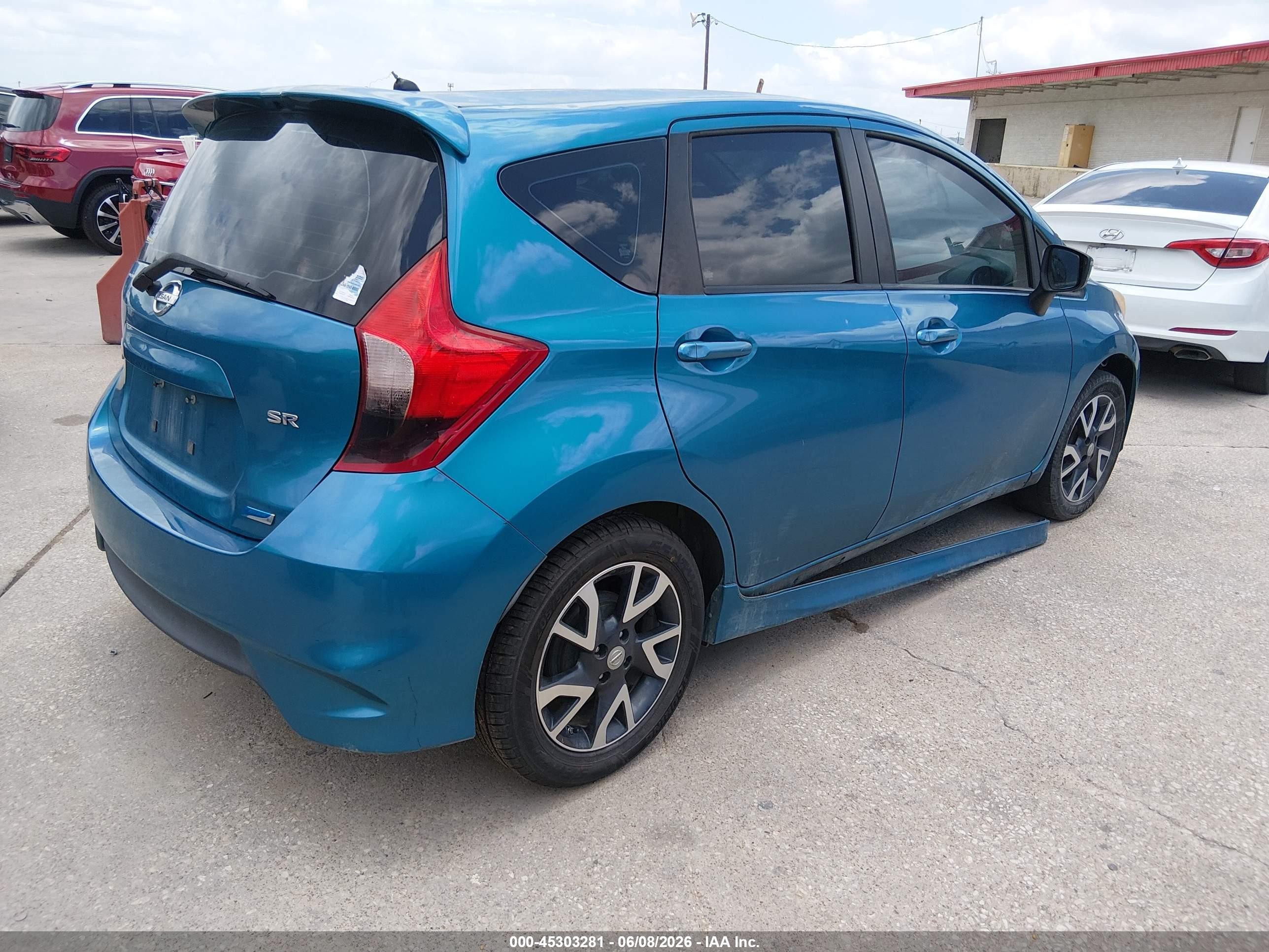 2015 Nissan Versa Note Sr Blue vin: 3N1CE2CPXFL387481