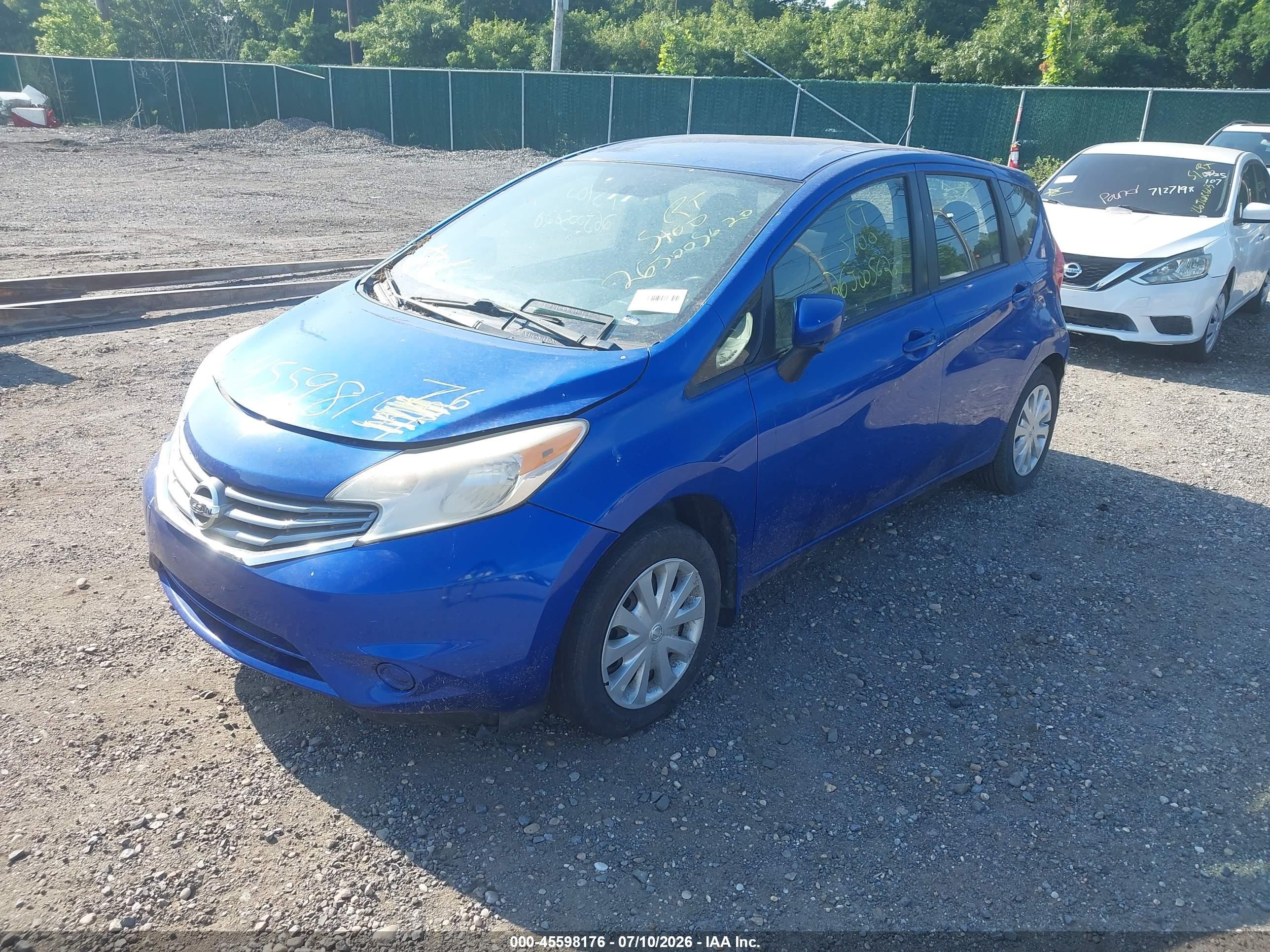 2015 Nissan Versa Note Sv Blue vin: 3N1CE2CPXFL388825
