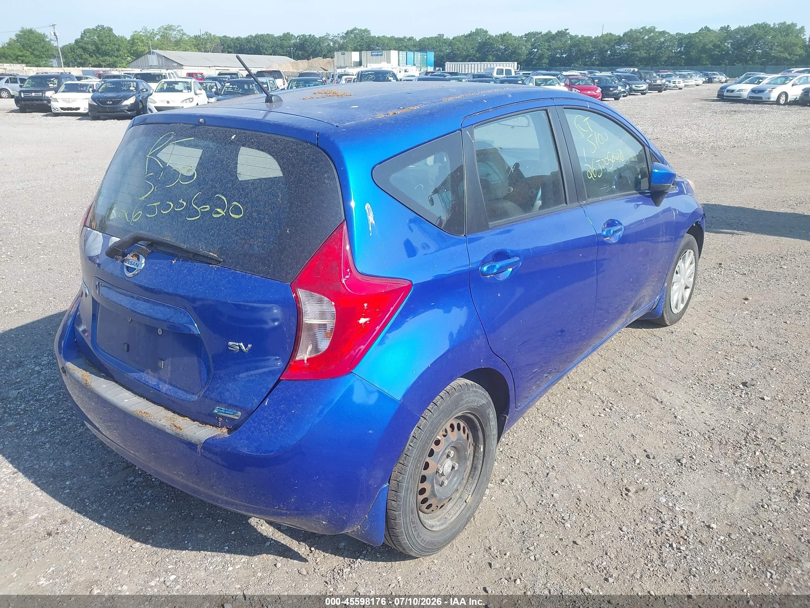 2015 Nissan Versa Note Sv Blue vin: 3N1CE2CPXFL388825