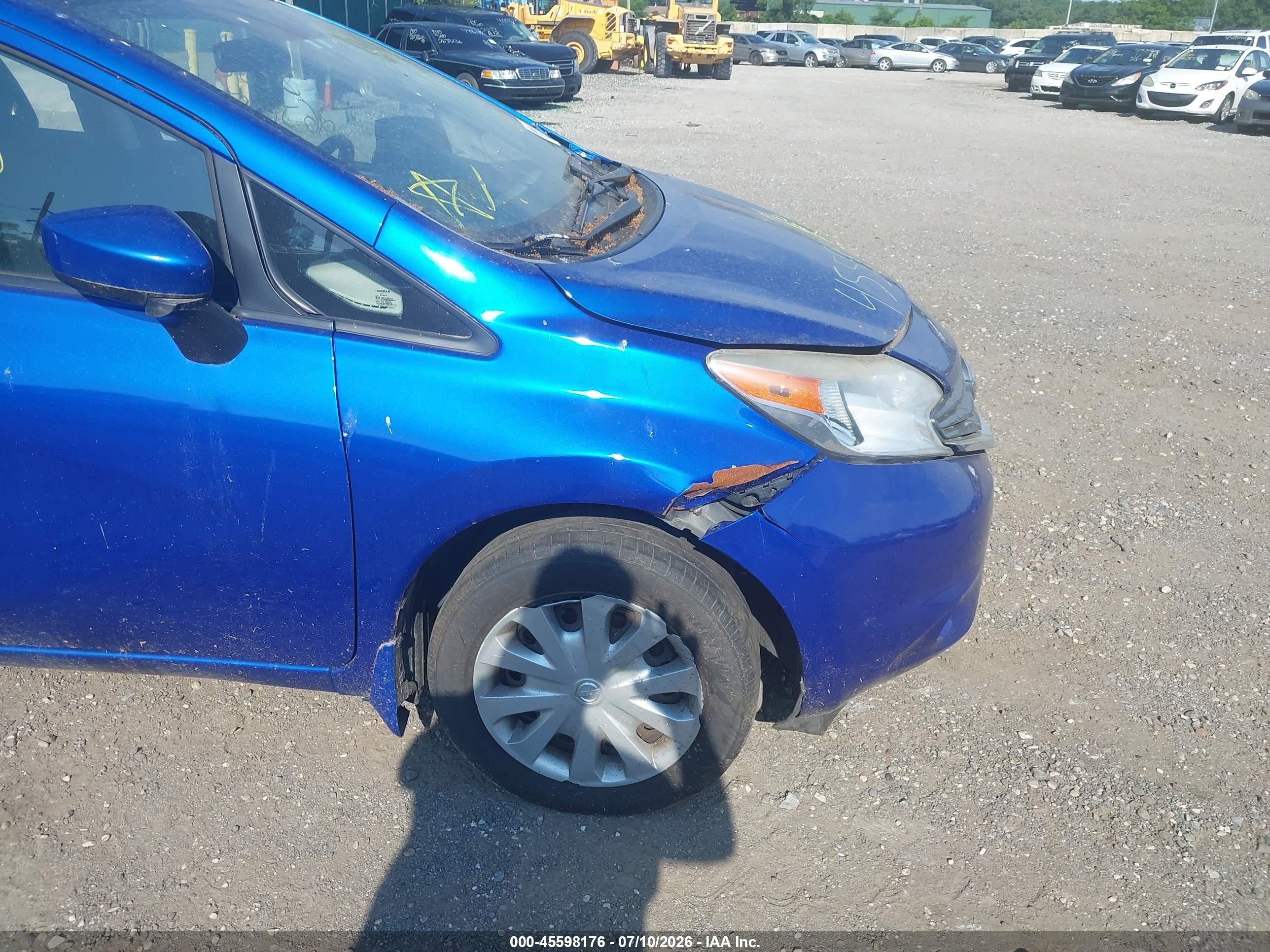 2015 Nissan Versa Note Sv Blue vin: 3N1CE2CPXFL388825