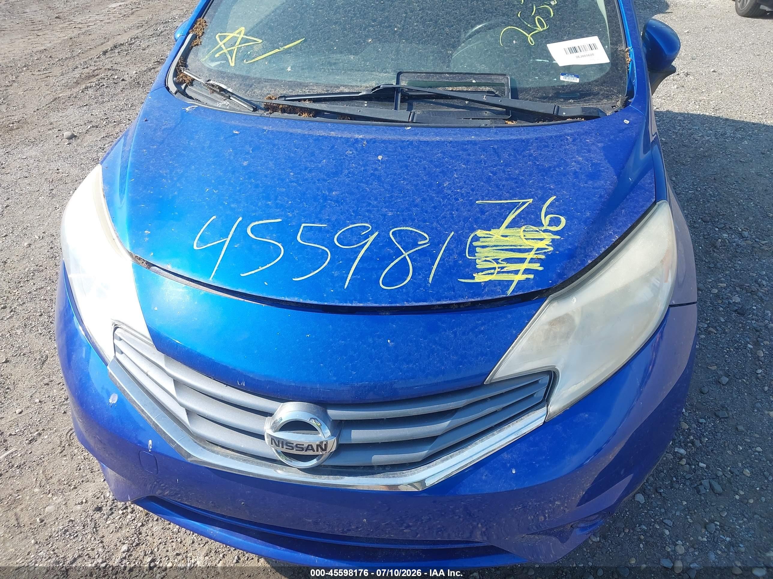 2015 Nissan Versa Note Sv Blue vin: 3N1CE2CPXFL388825