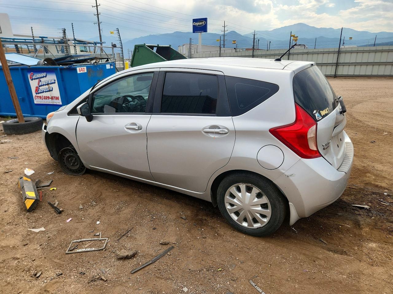 2015 Nissan Versa Note S Gray vin: 3N1CE2CPXFL391966
