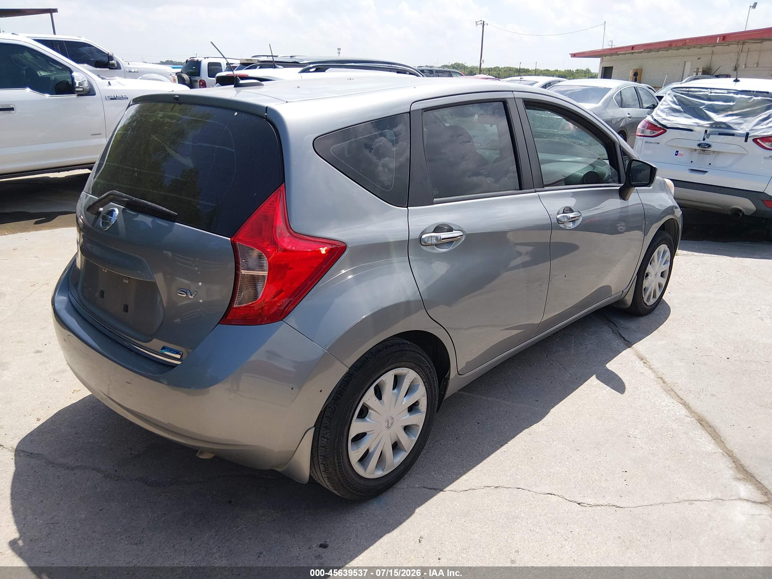 2015 Nissan Versa Note Sv Silver vin: 3N1CE2CPXFL392065