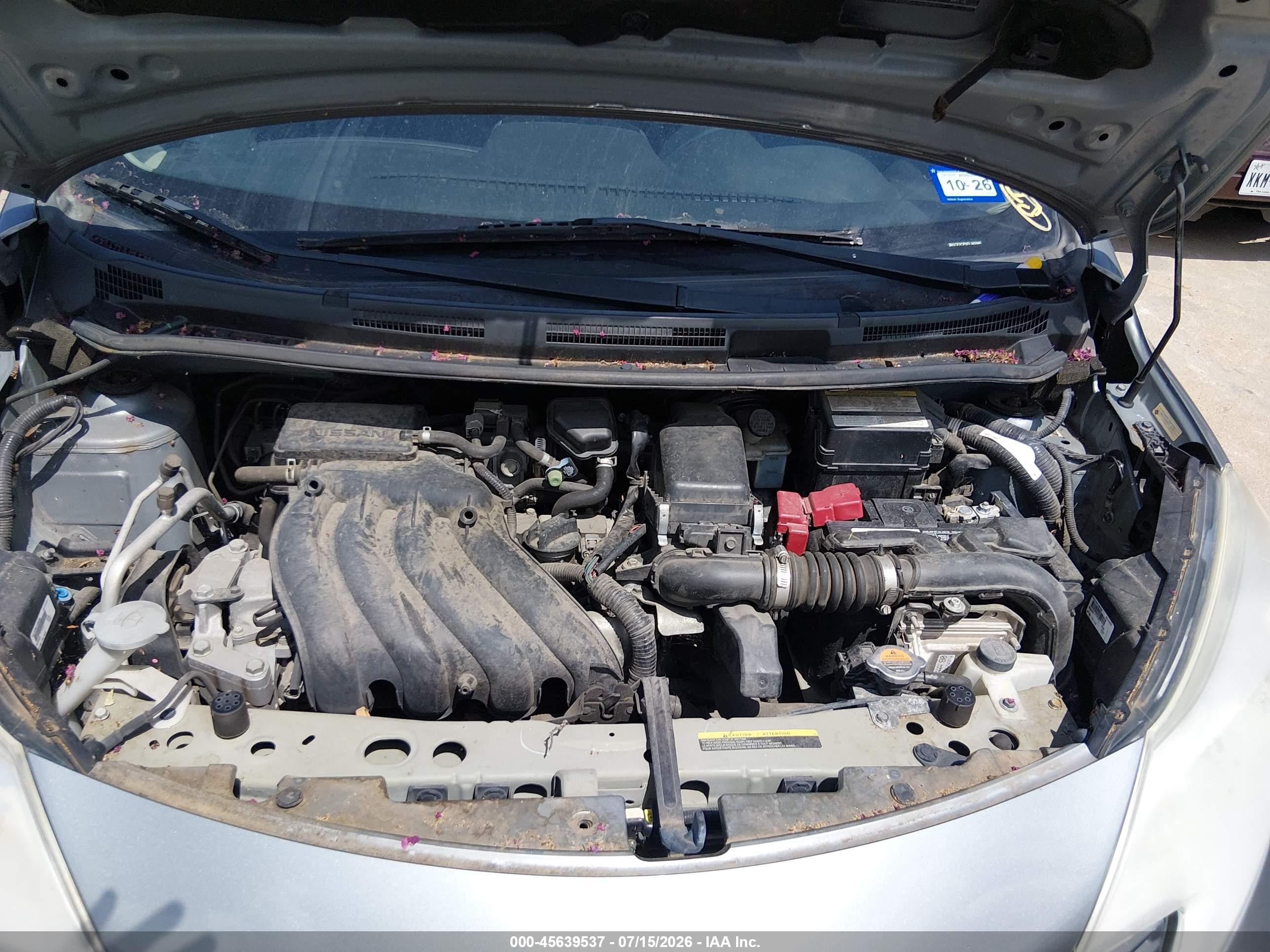 2015 Nissan Versa Note Sv Silver vin: 3N1CE2CPXFL392065