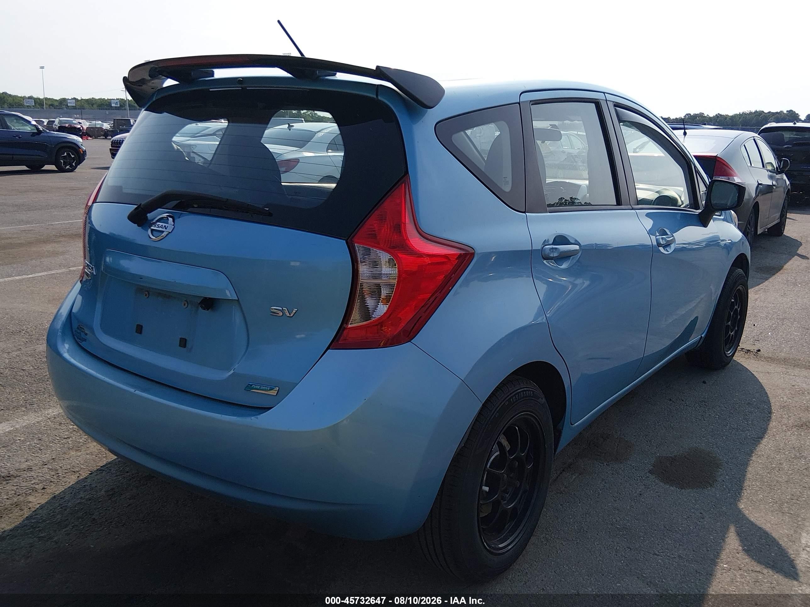 2015 Nissan Versa Note S (sr)/s Plus/sl/sr/sv Light Blue vin: 3N1CE2CPXFL393846