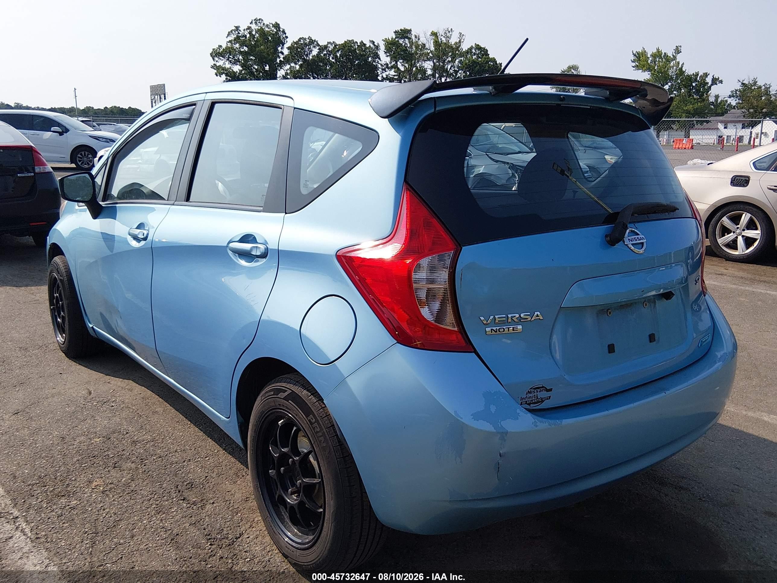 2015 Nissan Versa Note S (sr)/s Plus/sl/sr/sv Light Blue vin: 3N1CE2CPXFL393846