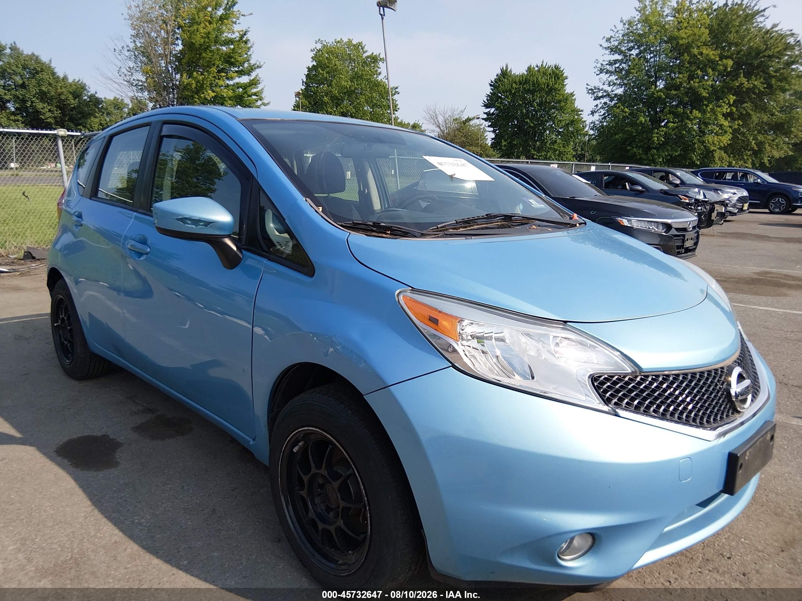 2015 Nissan Versa Note S (sr)/s Plus/sl/sr/sv Light Blue vin: 3N1CE2CPXFL393846