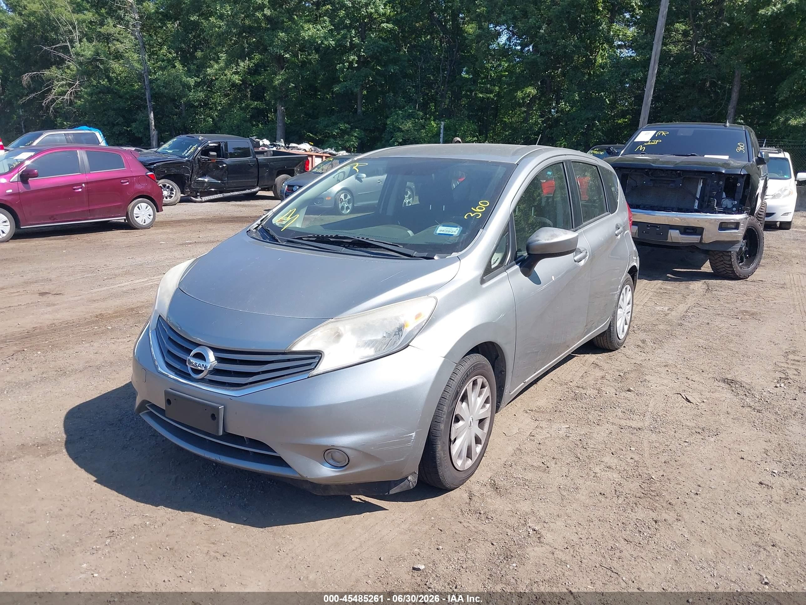 2015 Nissan Versa Note S (sr)/s Plus/sl/sr/sv Silver vin: 3N1CE2CPXFL395239